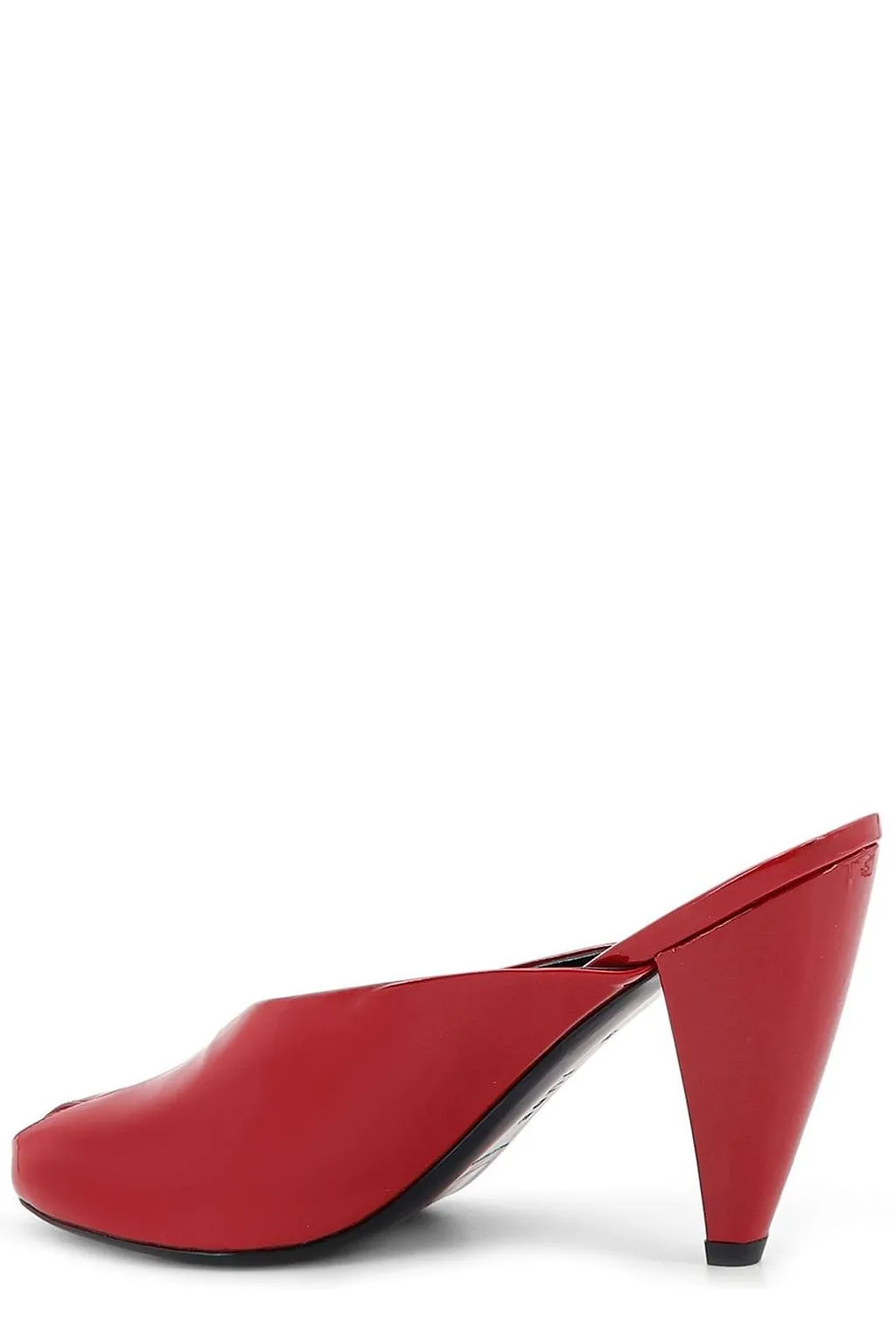 Jude Peep-Toe Cone-Heel Sandals