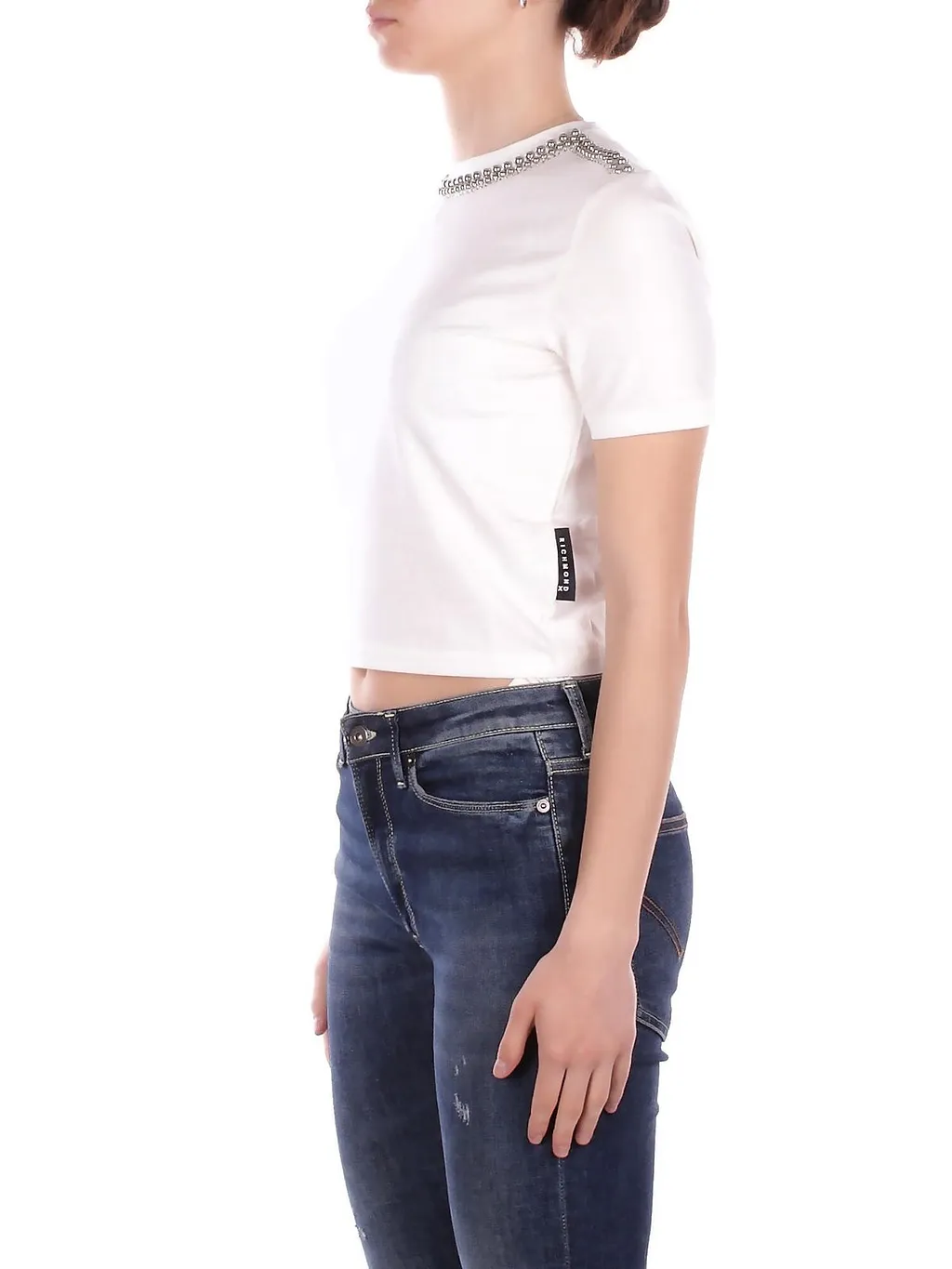 John Richmond Embellished Crewneck T-Shirt