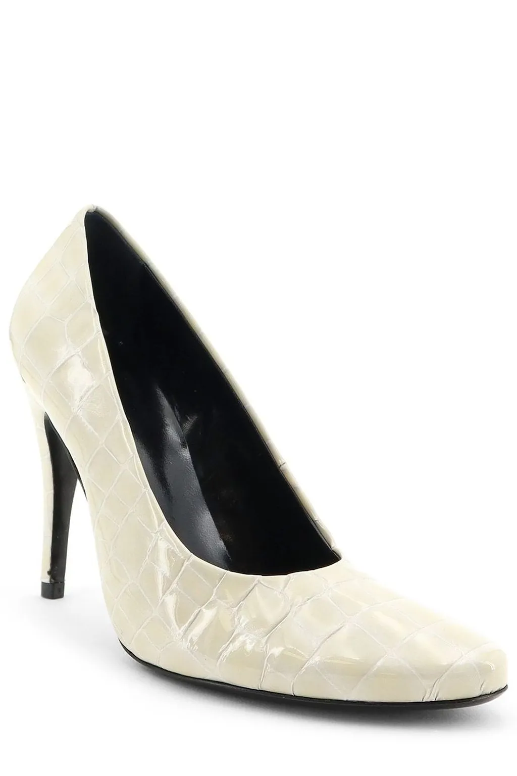 Jude Embossed Stiletto Heeled Pumps
