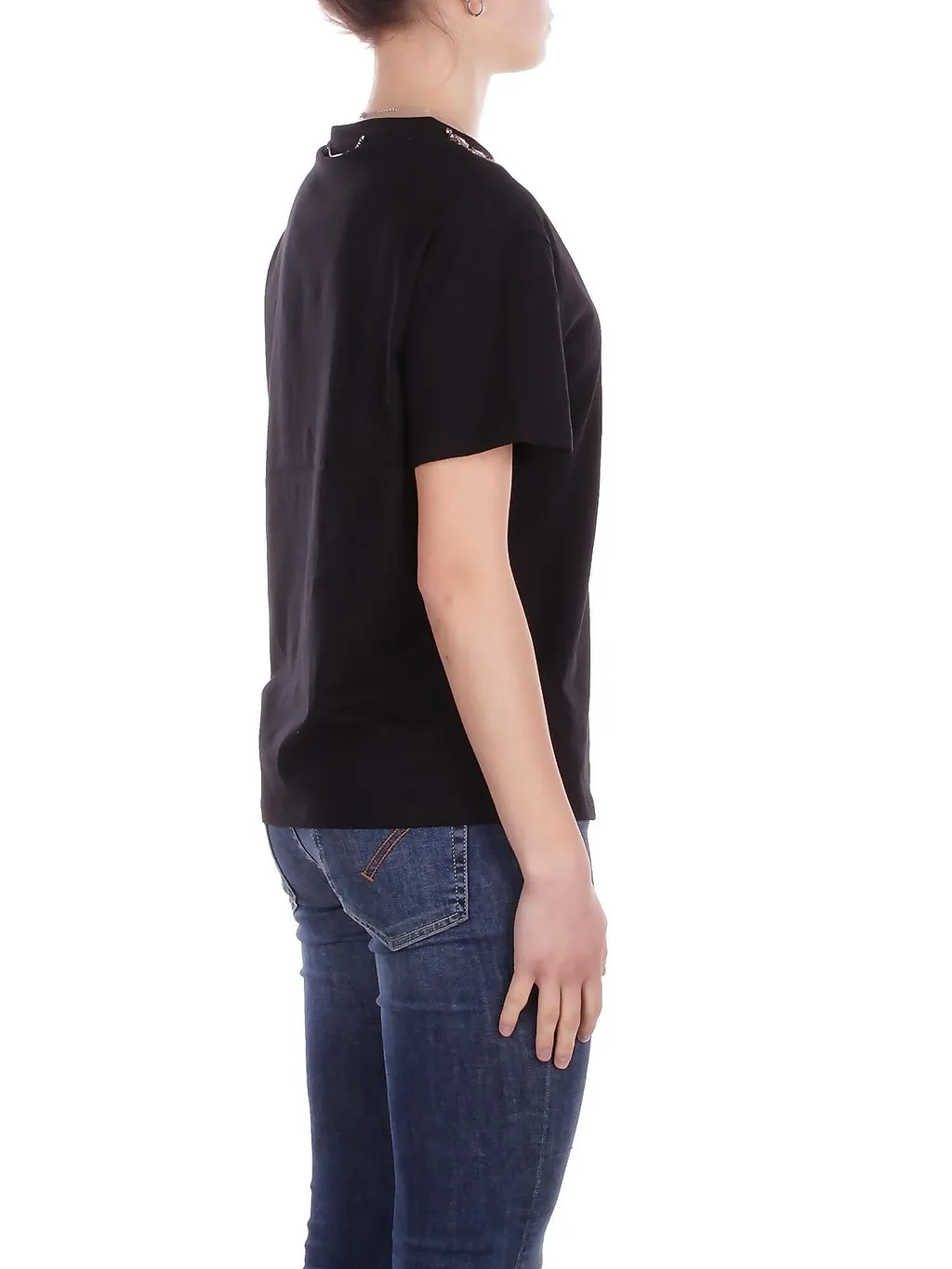 John Richmond Embellished-Neck T-Shirt