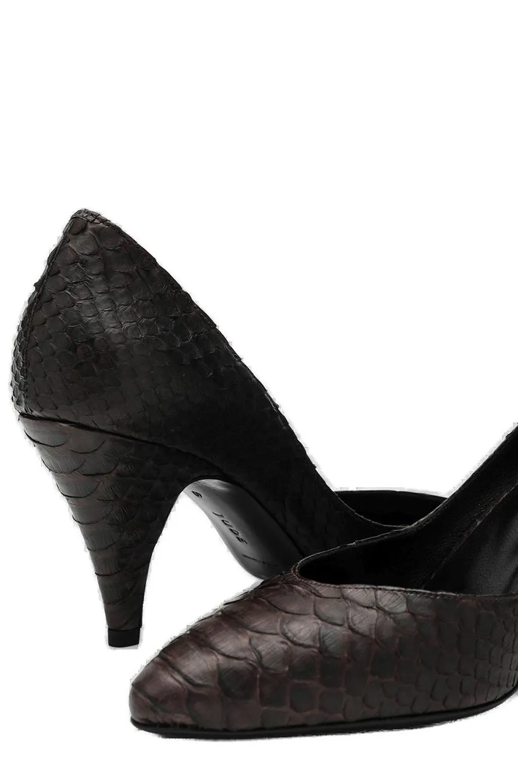 Jude Pointed Toe Embossed Pumps