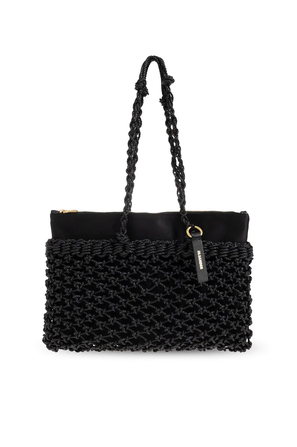 Jil Sander Tangle Woven Shoulder Bag