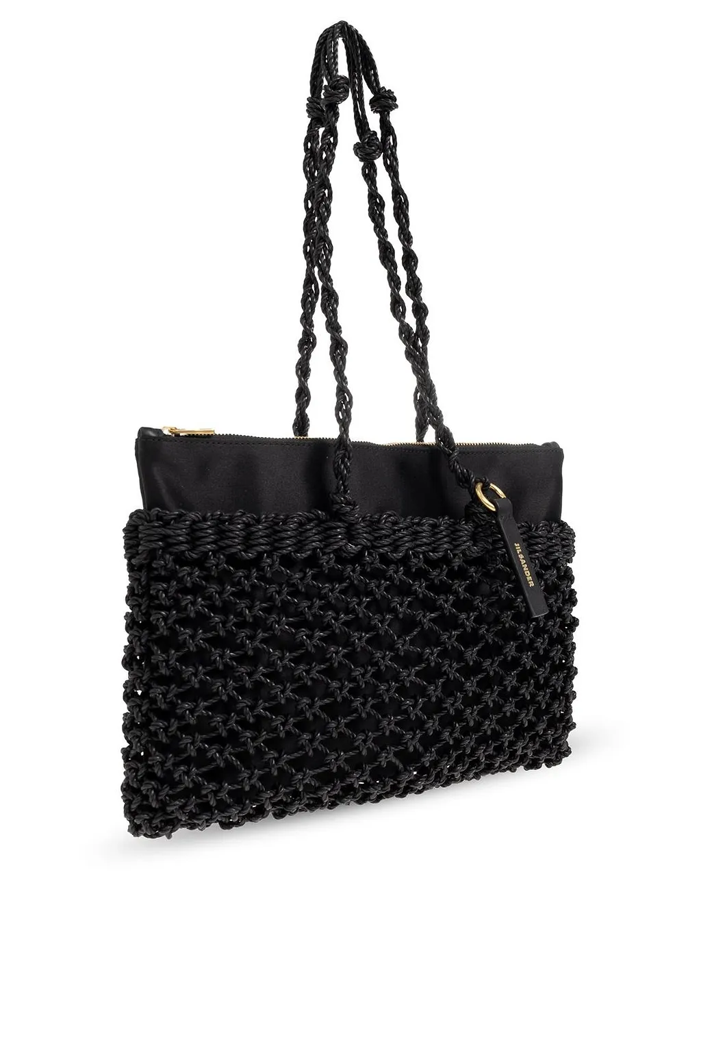 Jil Sander Tangle Woven Shoulder Bag