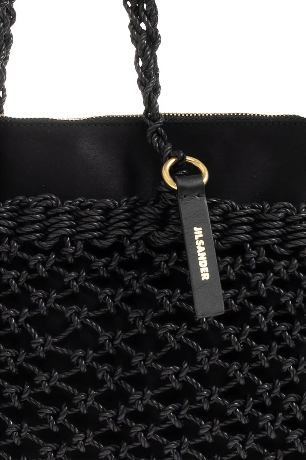 Jil Sander Tangle Woven Shoulder Bag