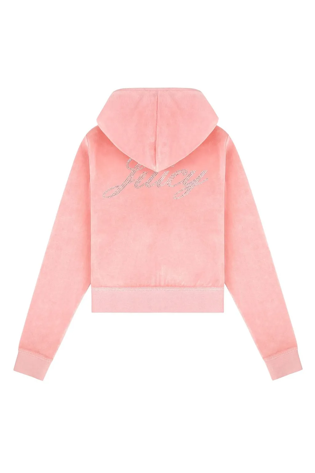 Juicy Couture Script Velour Zip Hoodie