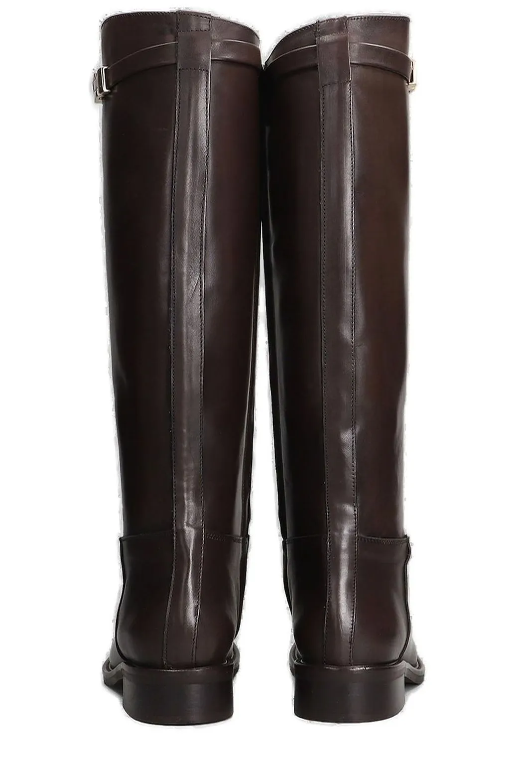 Julie Dee Almond Toe Knee-High Boots
