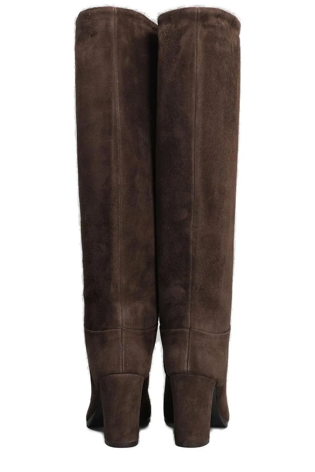 Julie Dee Almond Toe Knee-High Boots