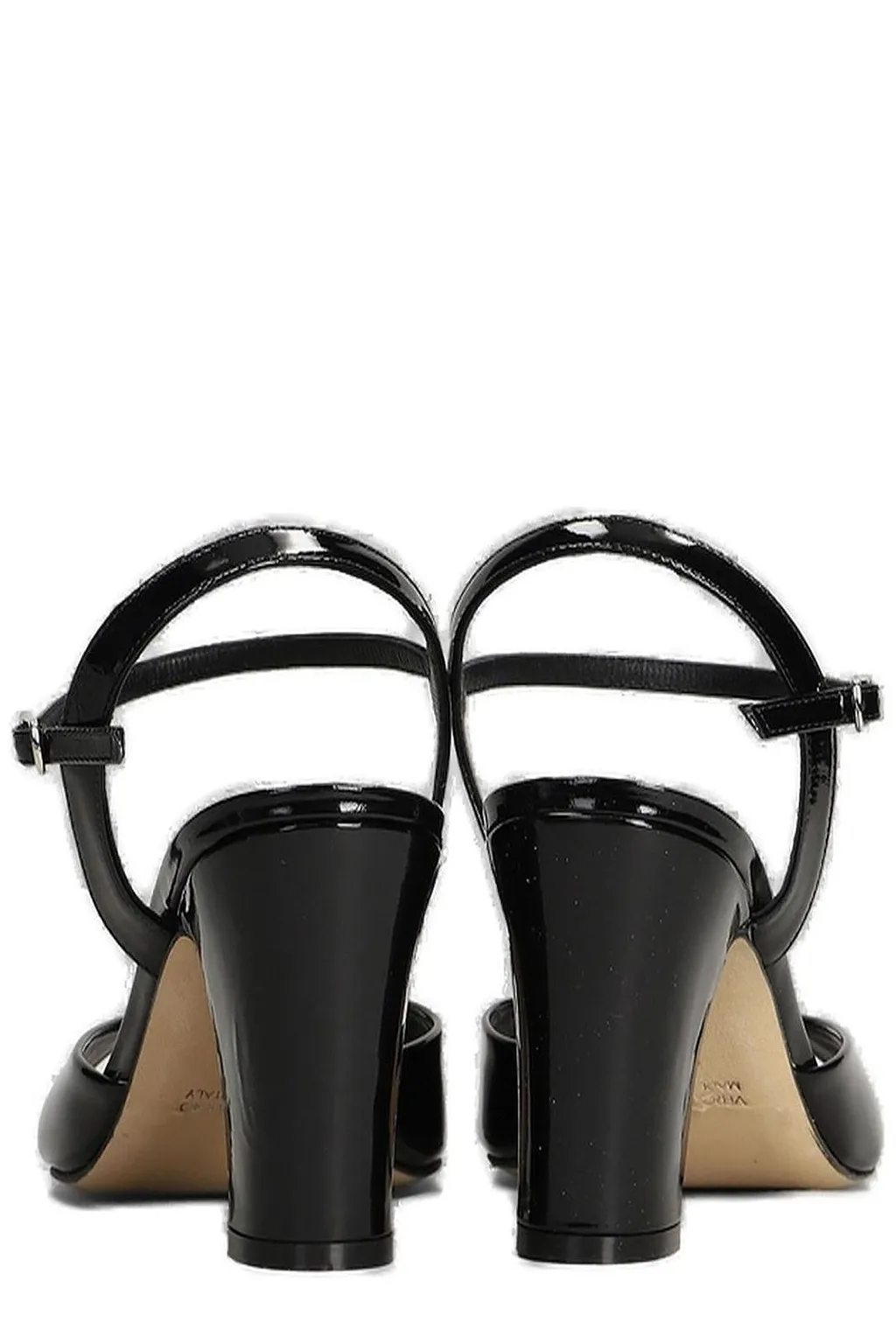 Julie Dee Buckle-Fastened Block Heeled Sandals