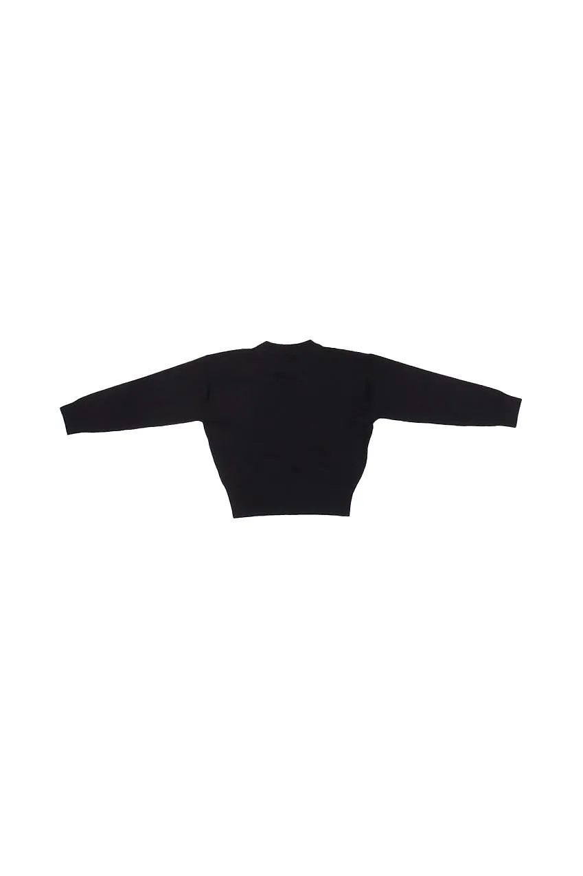 John Richmond Junior Intarsia Knit-Logo Crewneck Jumper