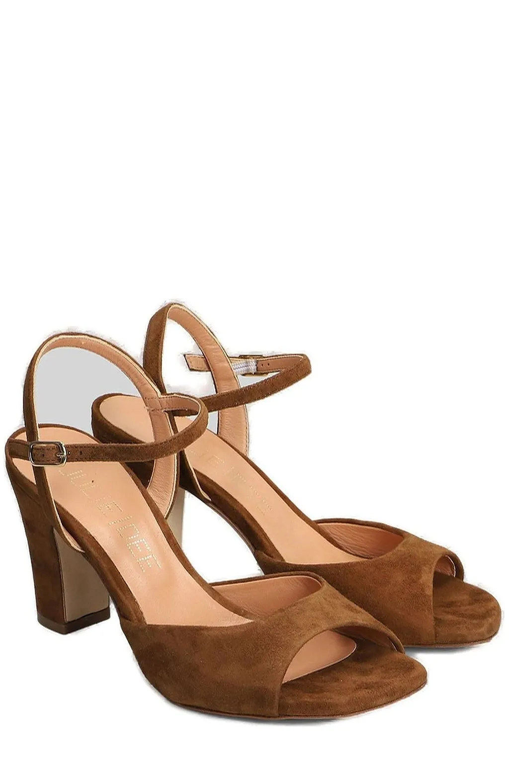 Julie Dee Buckle-Fastened Block Heeled Sandals