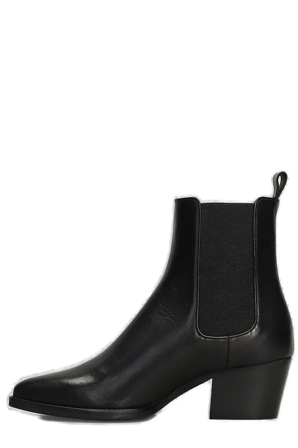 Julie Dee Elasticated Side-Panel Block Heeled Chelsea Boots