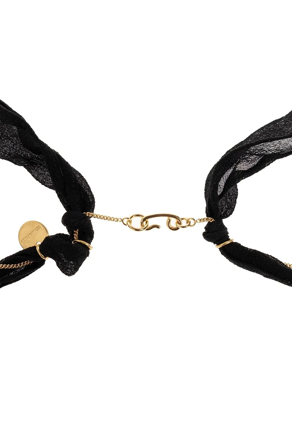Jil Sander Twisted Chain Designed Long Necklace