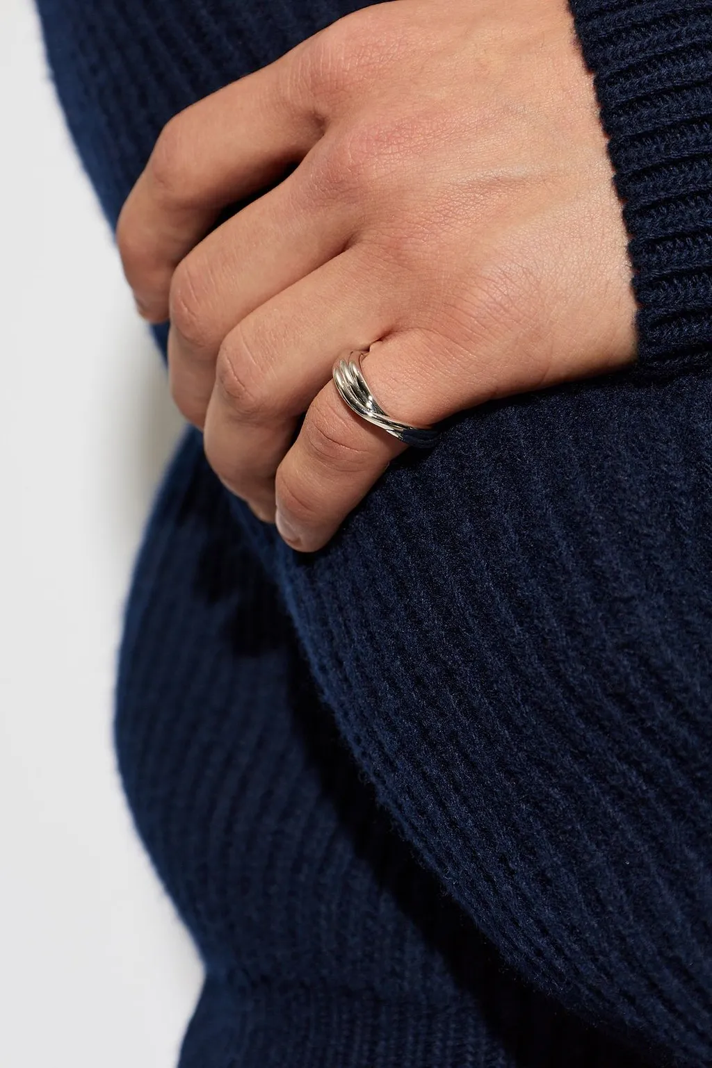 Jil Sander Twisted Band Ring