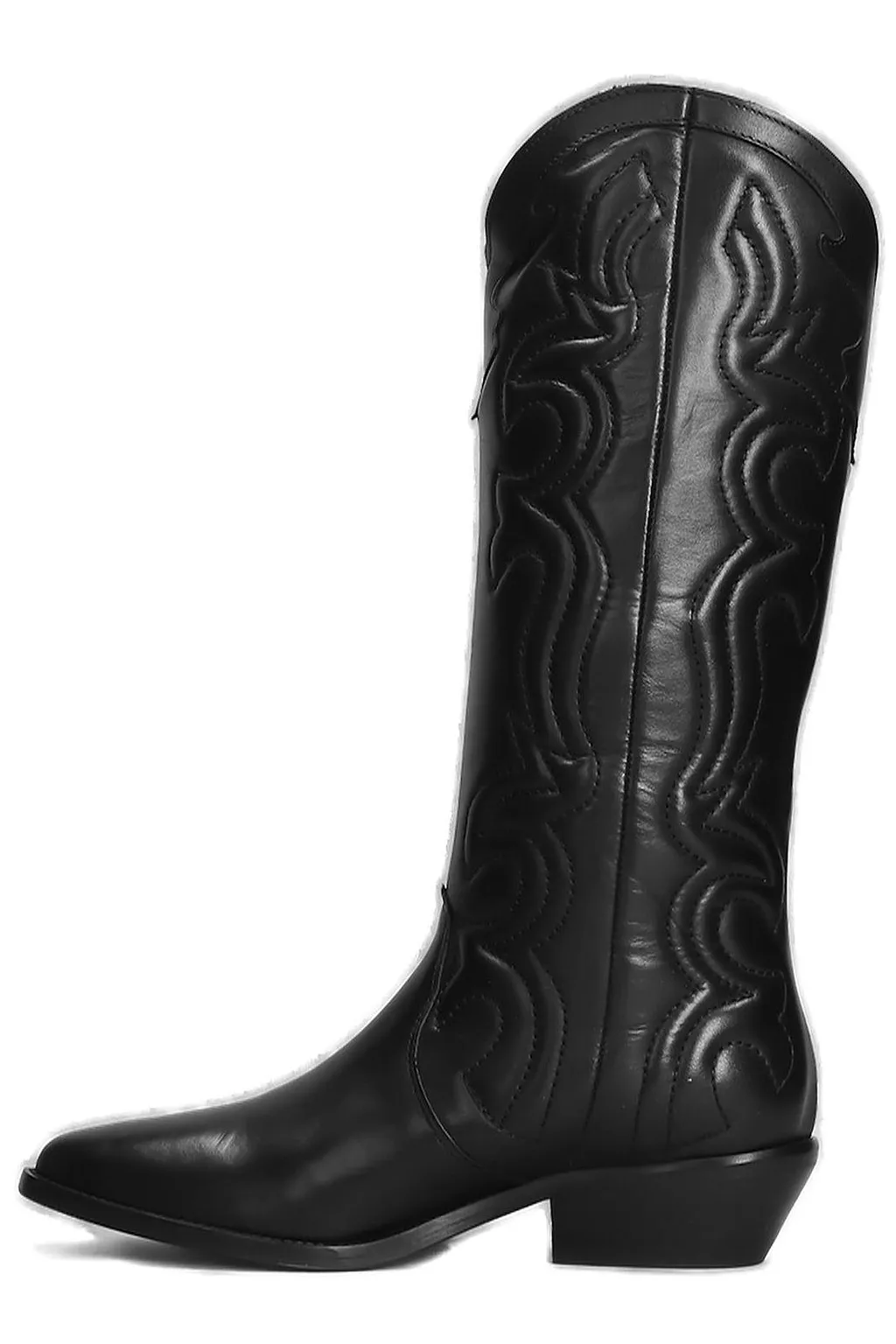 Julie Dee Pointed Toe Embroidered Boots