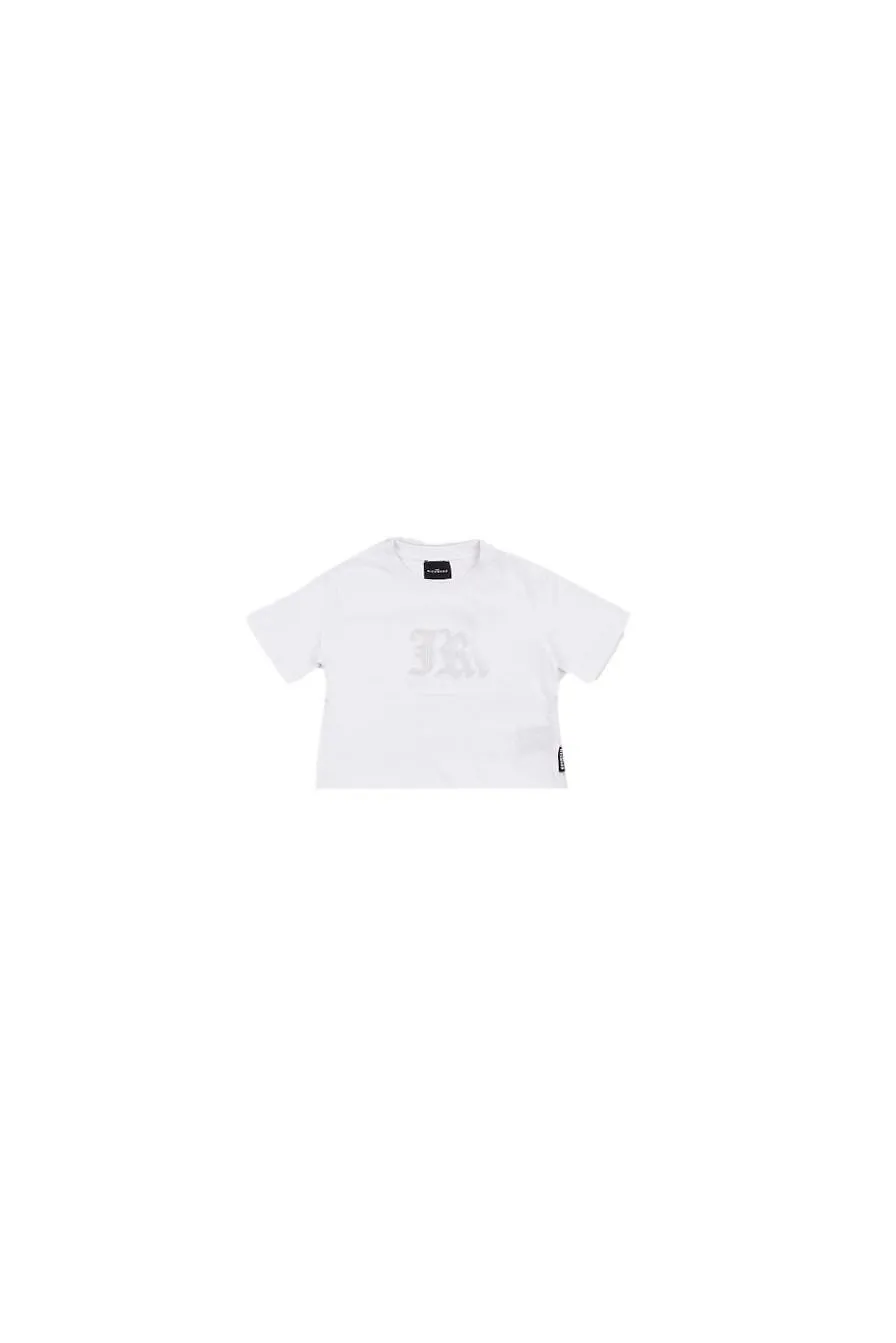 John Richmond Junior Logo-Patch Crewneck T-Shirt