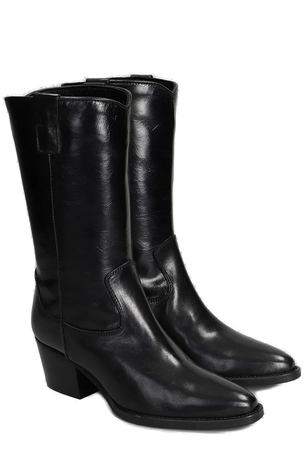 Julie Dee Pointed Toe Texan Boots