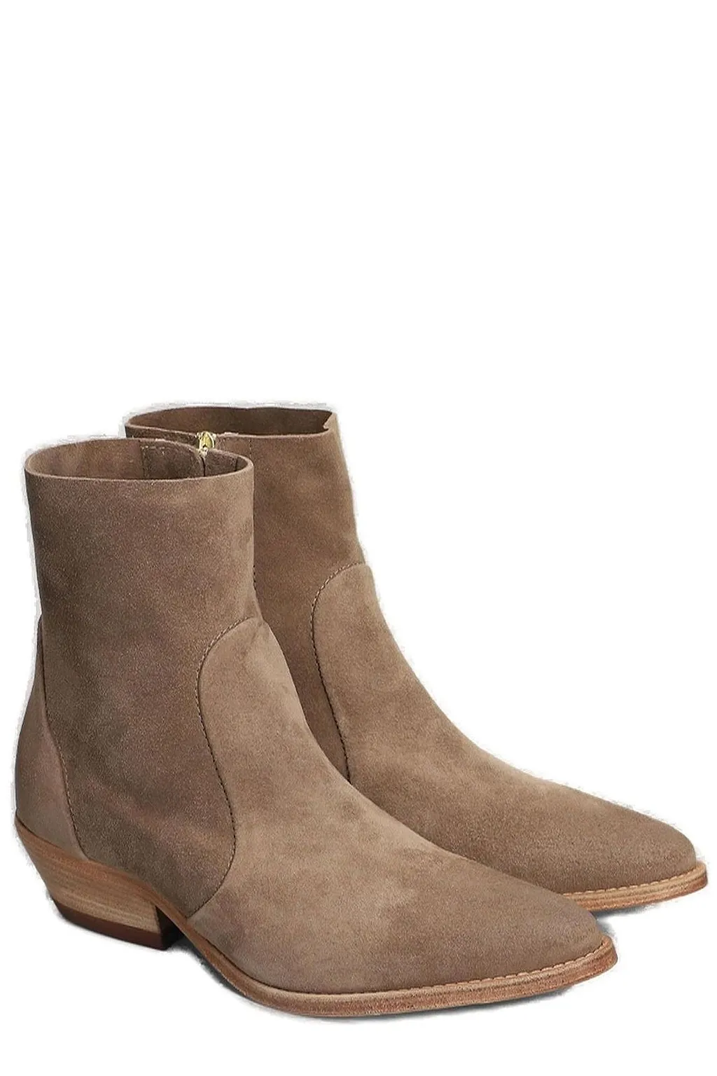 Julie Dee Pointed Toe Zipped Ankle Boots