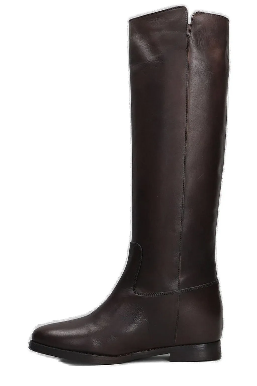 Julie Dee Round Toe Knee-High Boots