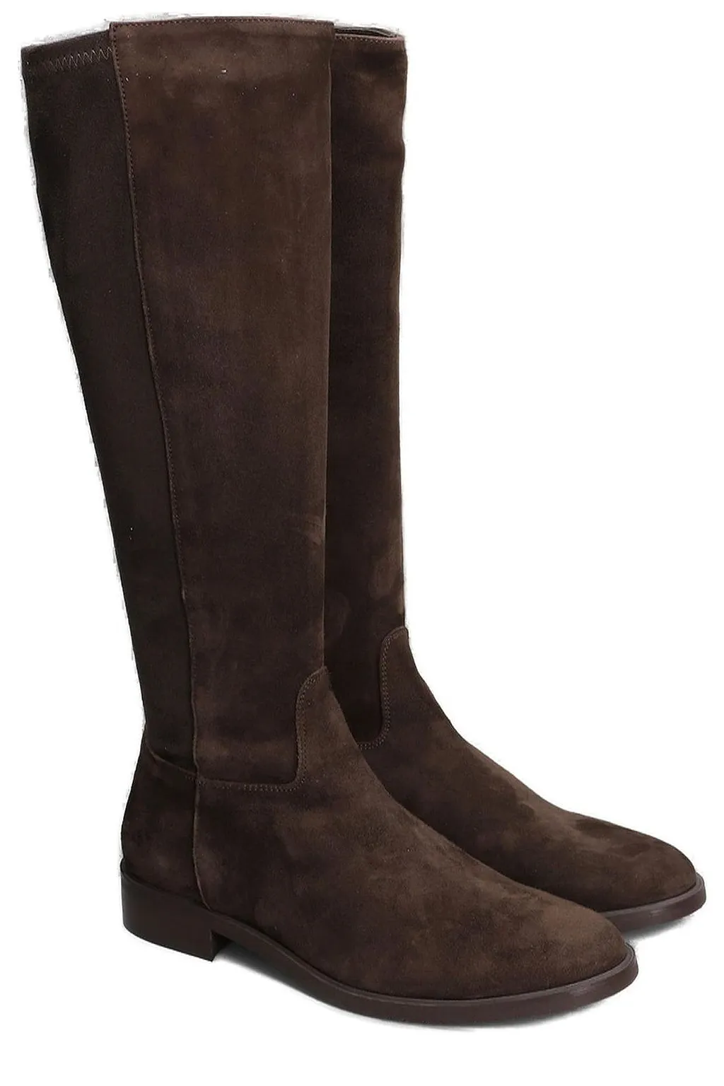 Julie Dee Round Toe Knee-High Boots