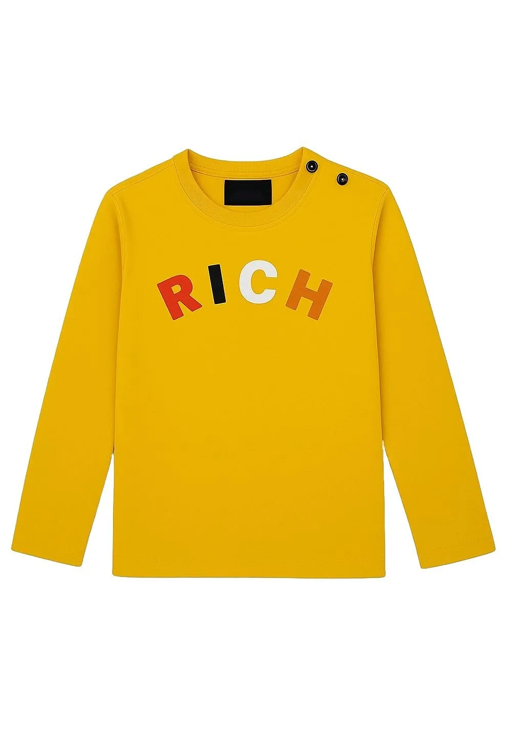 John Richmond Kids Logo-Printed Crew Neck Sweatshirt