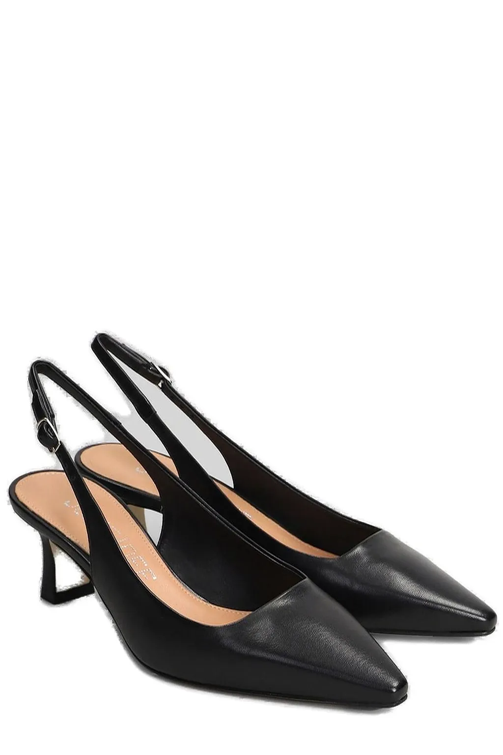 Julie Dee Pointed-Toe Slingback Pumps