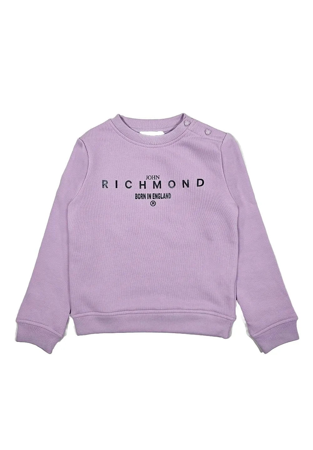 John Richmond Kids Logo-Printed Crew Neck Sweatershirt