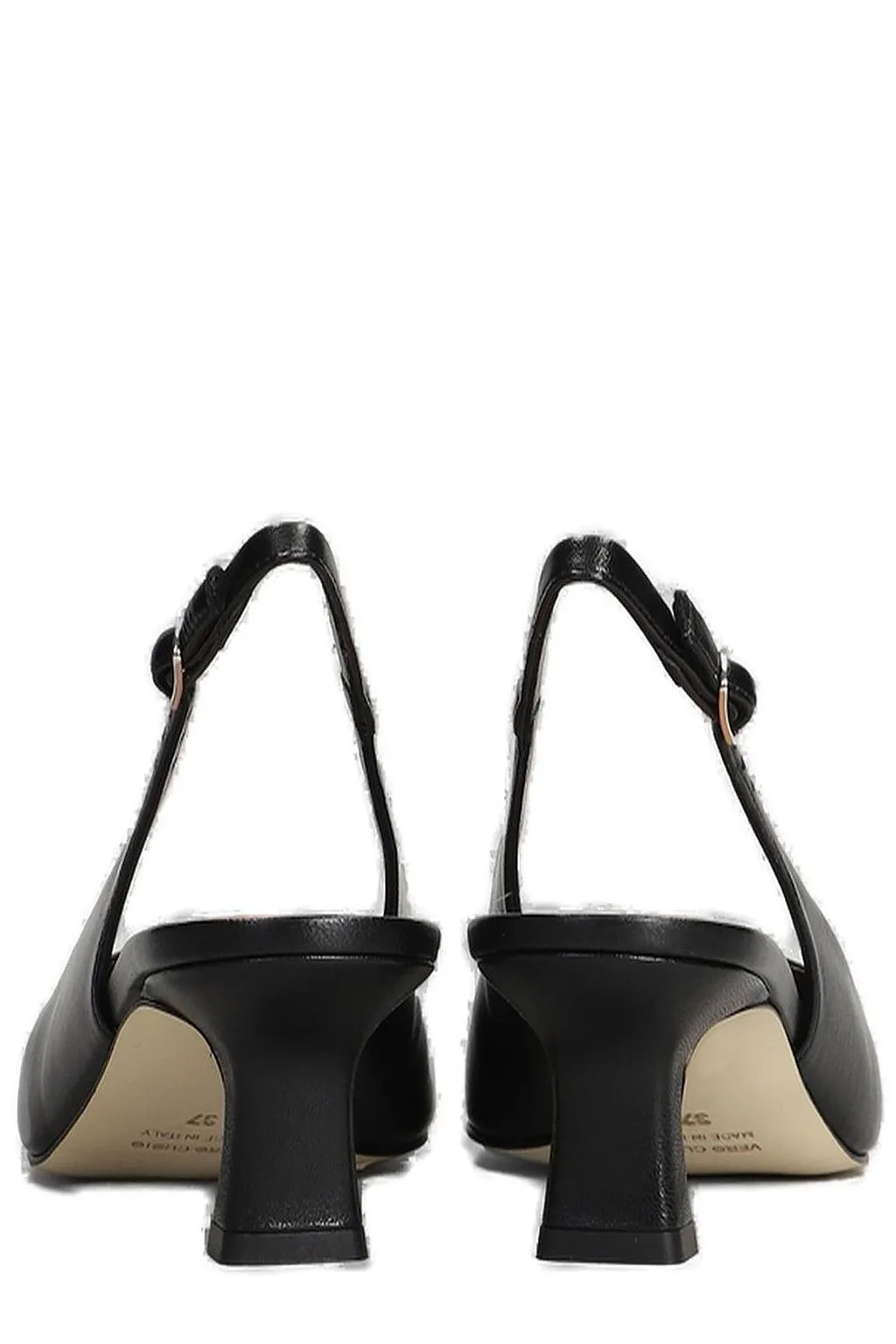 Julie Dee Pointed-Toe Slingback Pumps