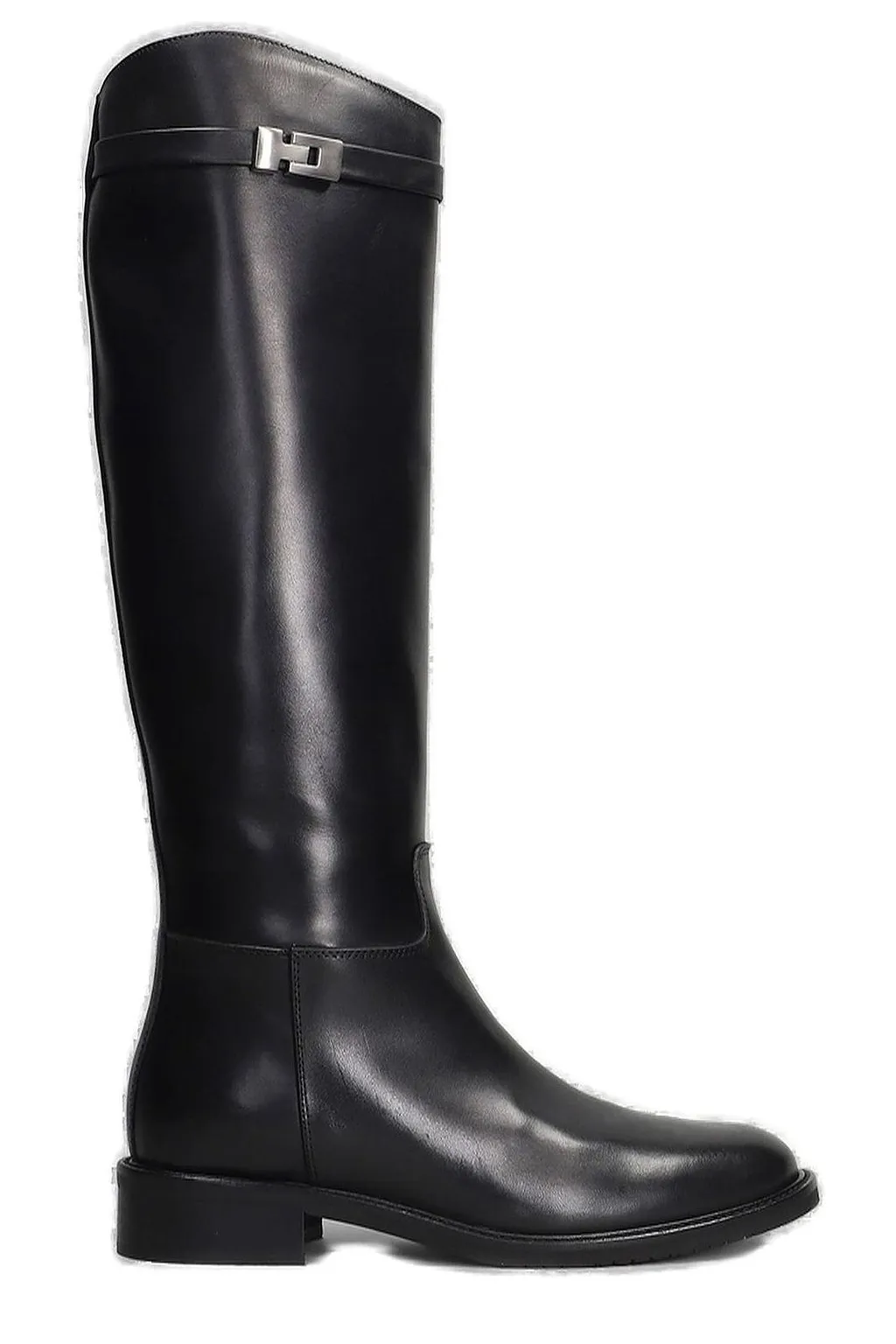 Julie Dee Side-Zip Knee-High Boots