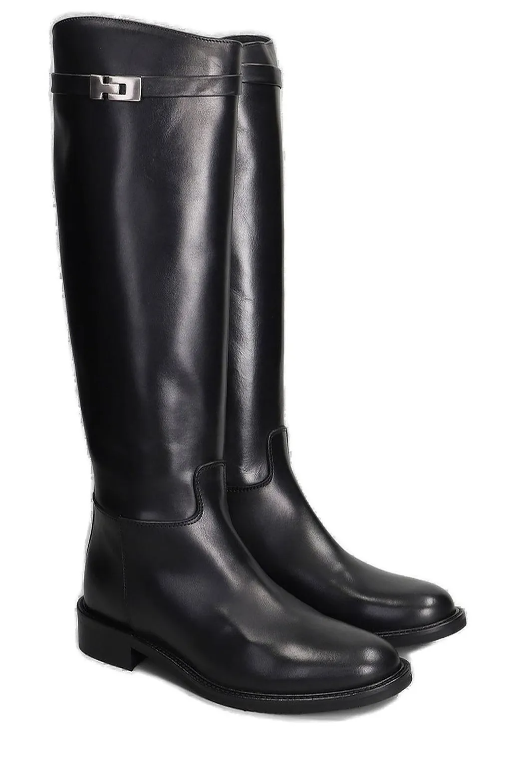 Julie Dee Side-Zip Knee-High Boots