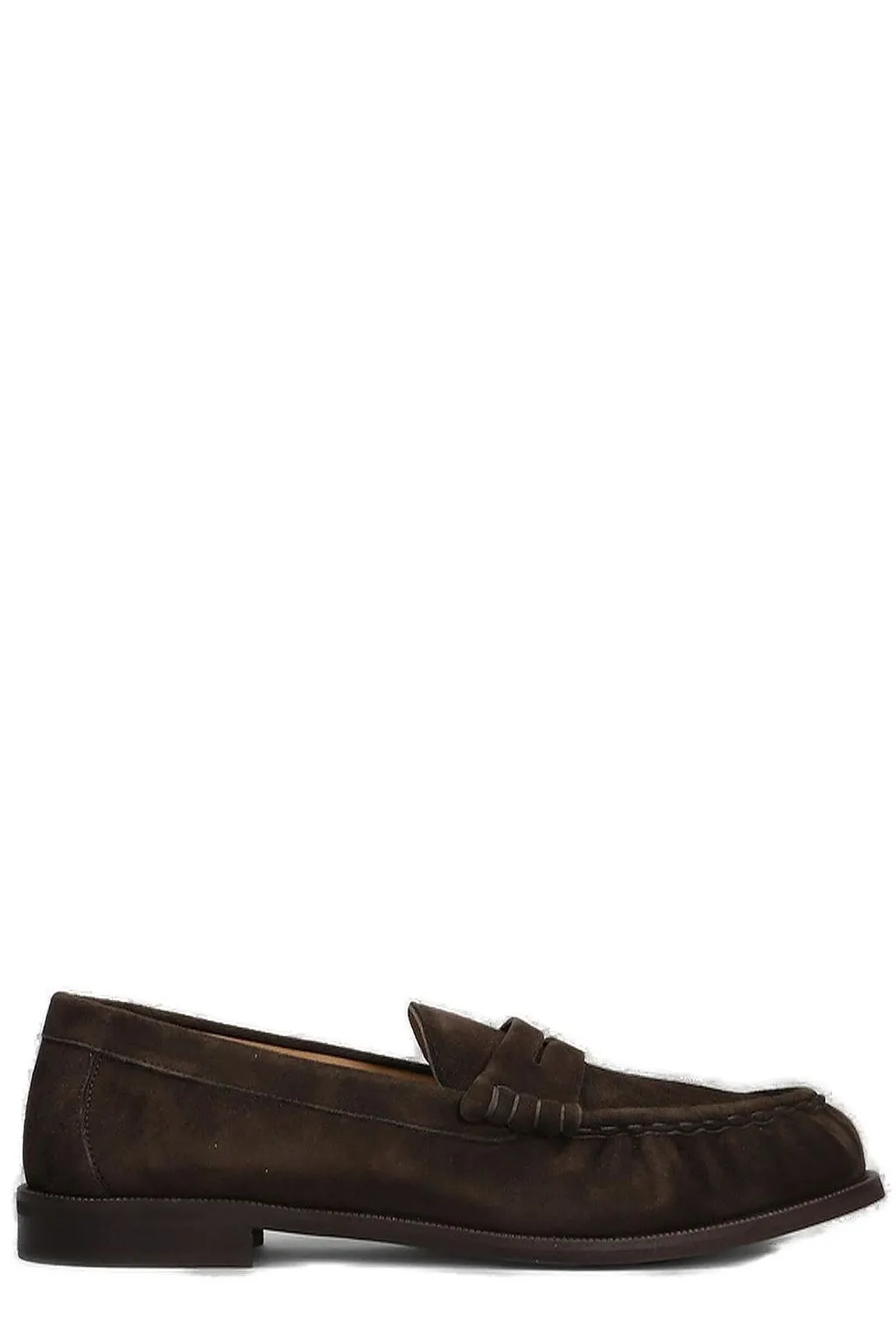 Julie Dee Ruched Round Toe Slip-On Loafers