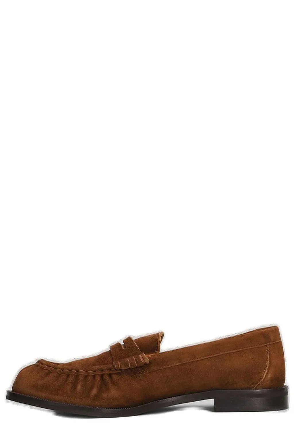 Julie Dee Round-Toe Slip-On Loafers
