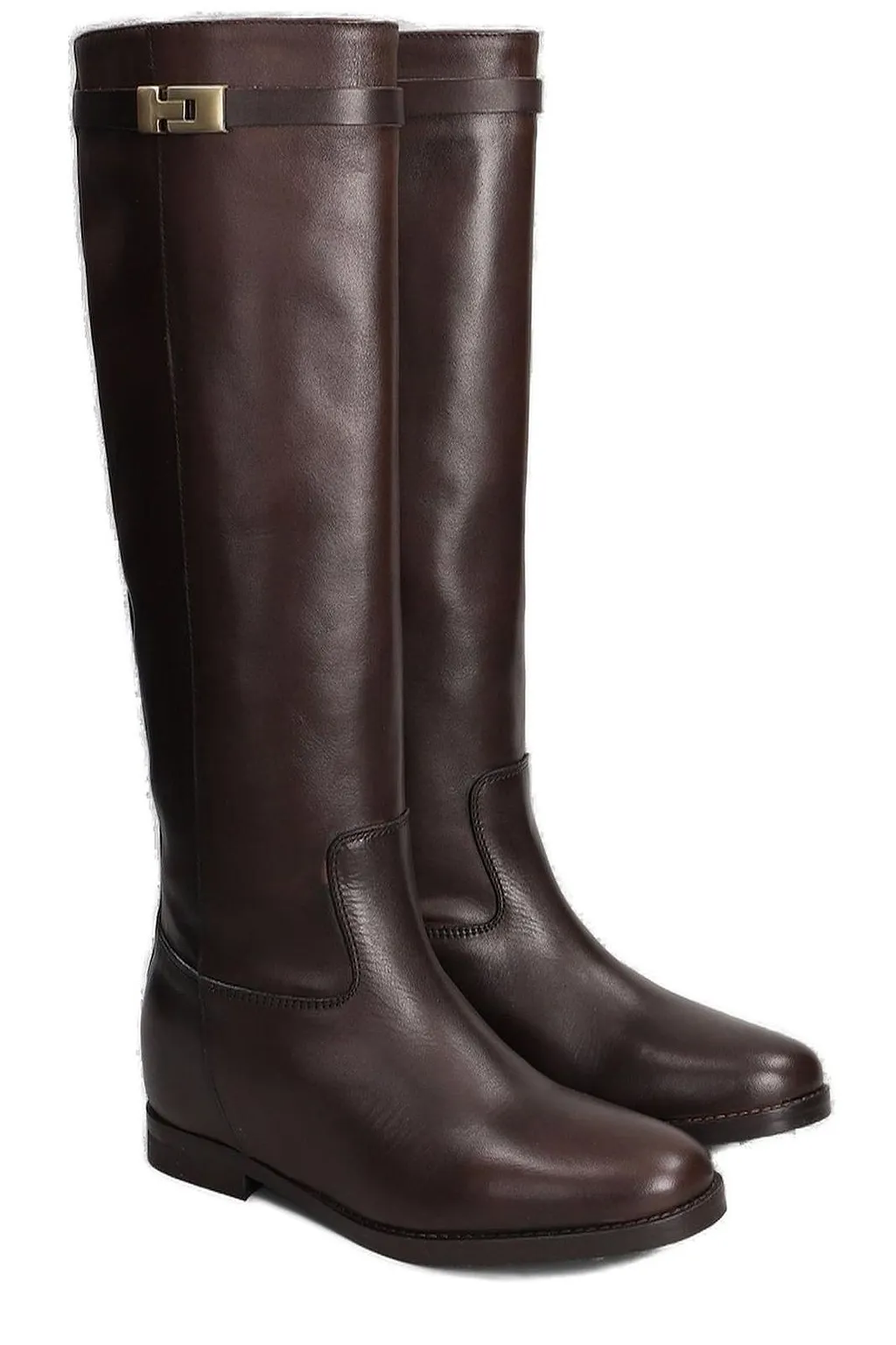 Julie Dee Turn-Lock Round-Toe Boots