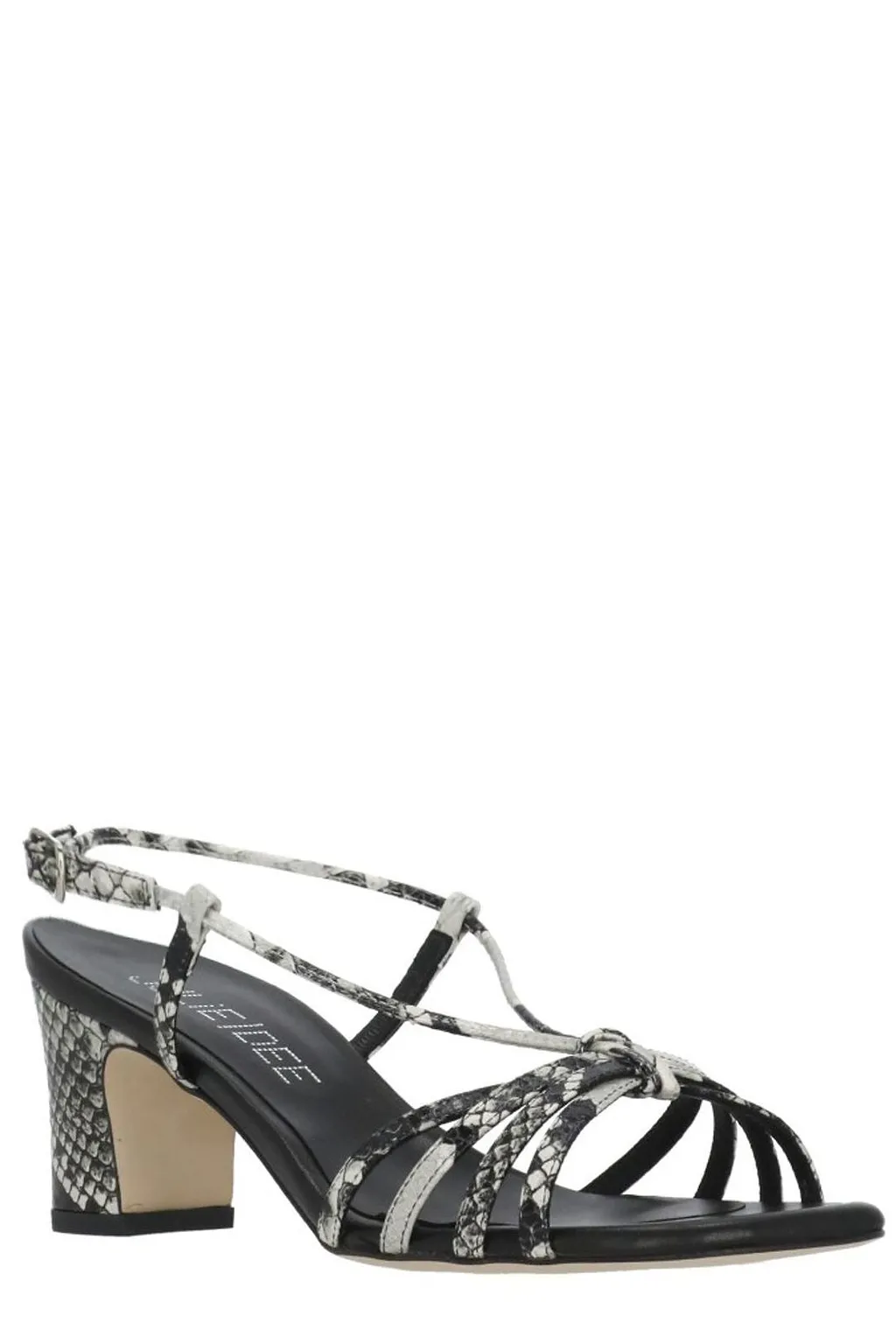 Julie Dee Strappy Block-Heel Sandals