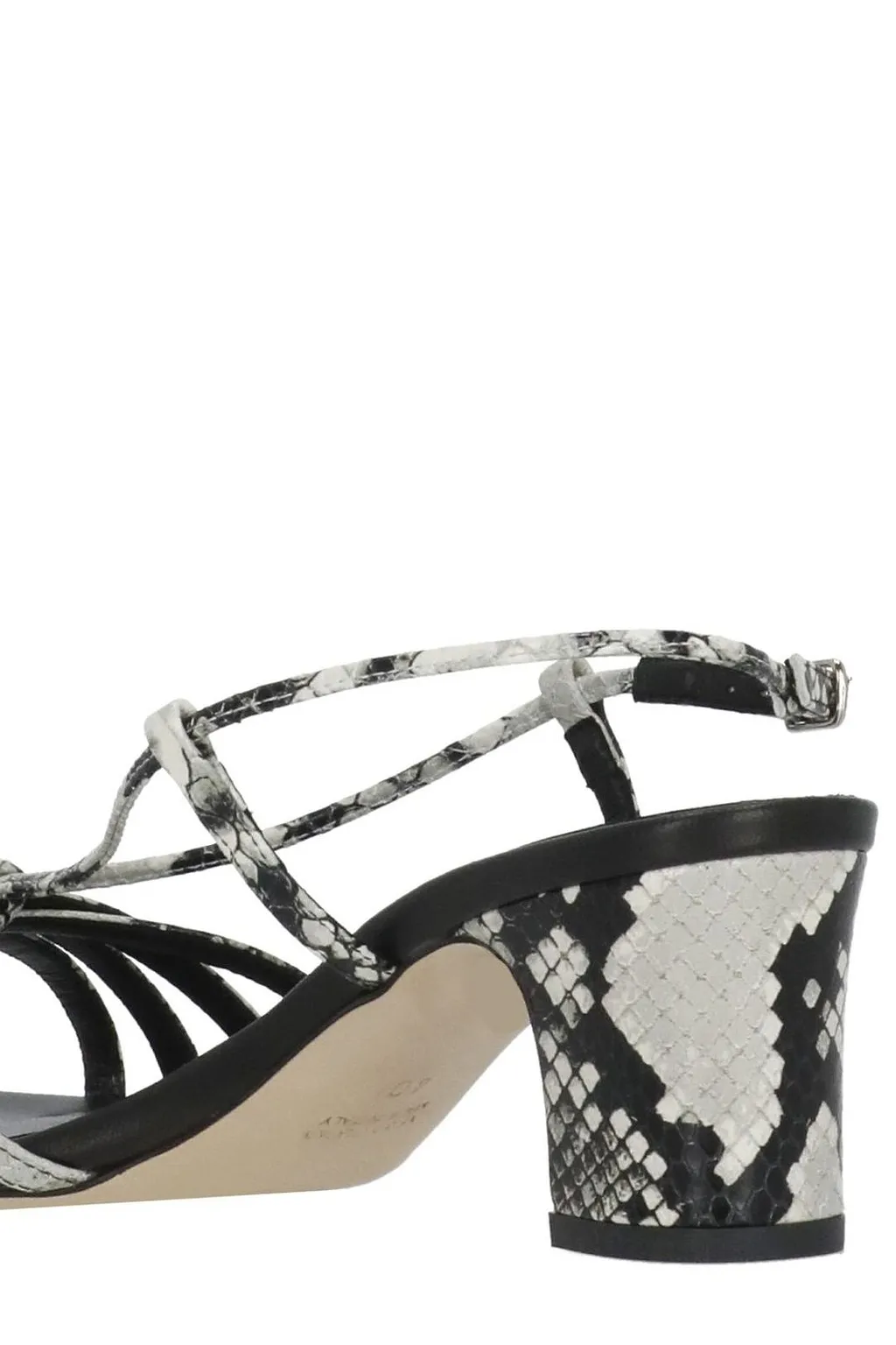 Julie Dee Strappy Block-Heel Sandals