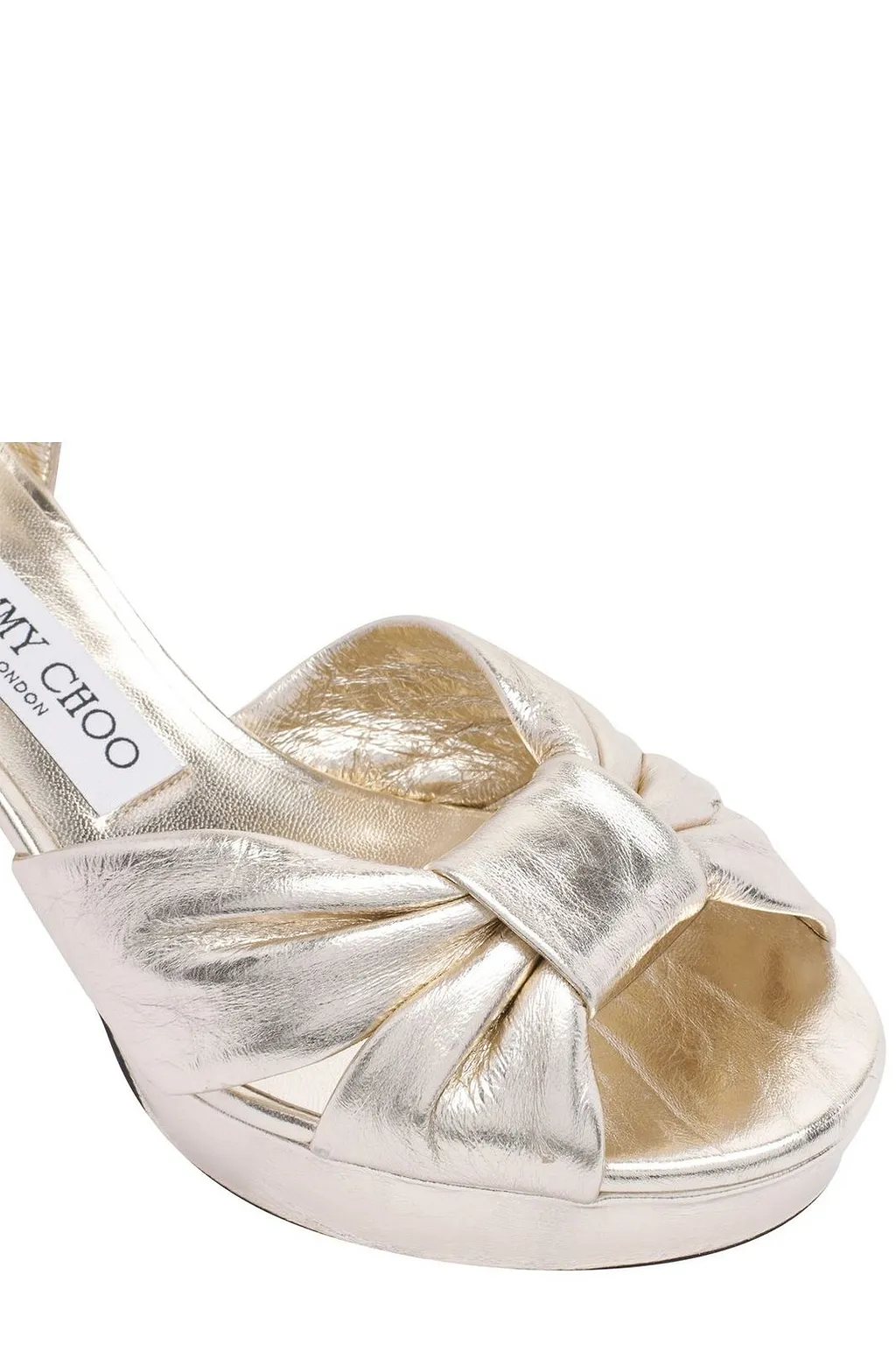 Jimmy Choo Heloise 80 Round Toe Heeled Sandals