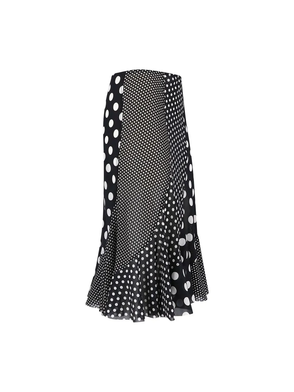 Junya Watanabe Asymmetric Polka-Dot Skirt