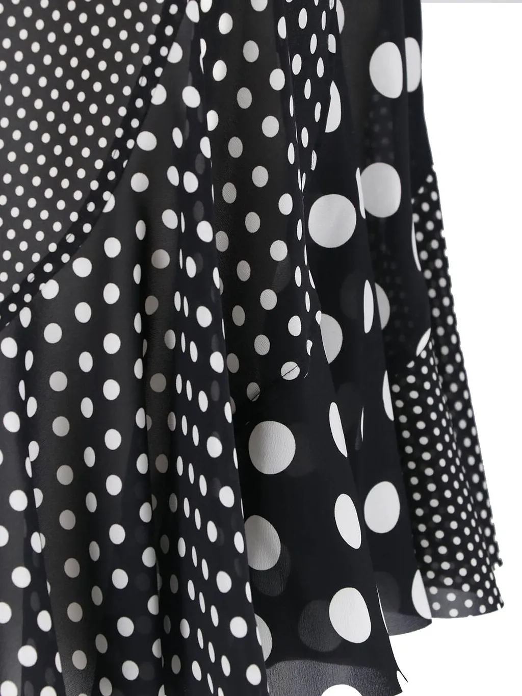 Junya Watanabe Asymmetric Polka-Dot Skirt