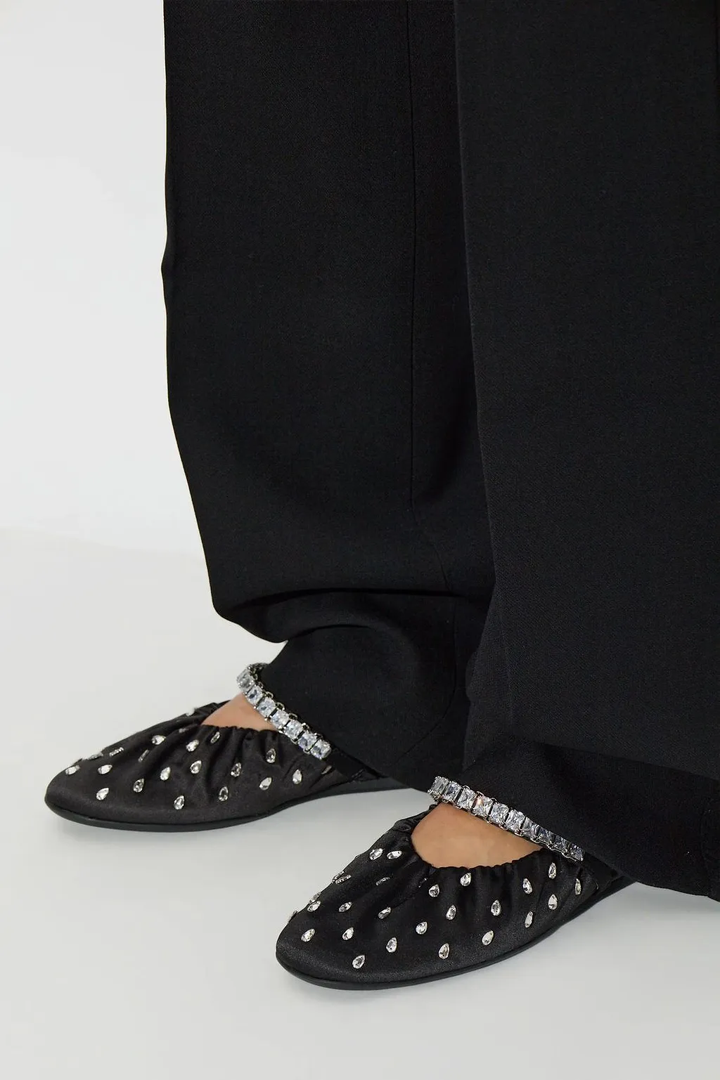 Jimmy Choo Jade Embellished Ballet Flats