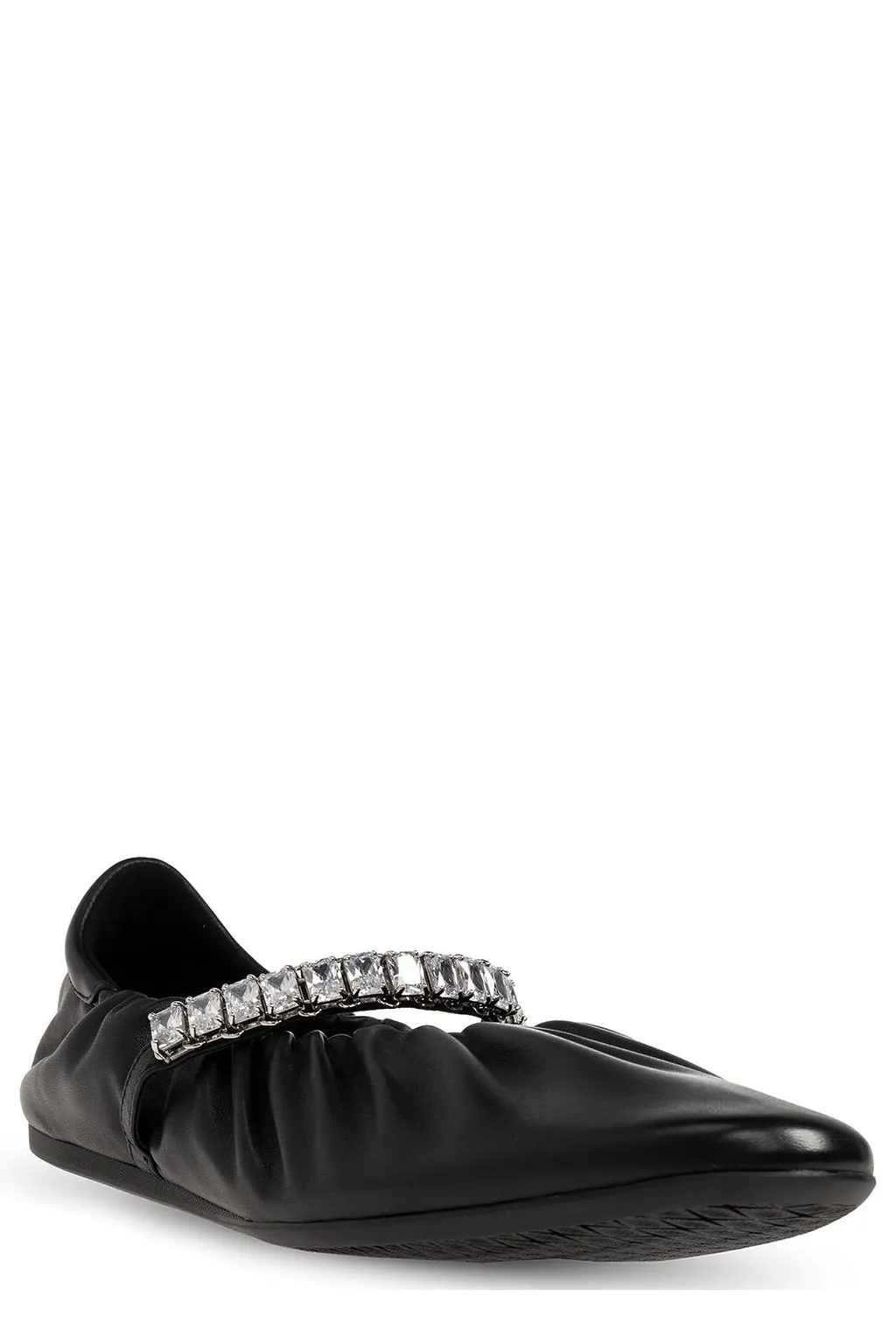 Jade Embellished Ballet Flats