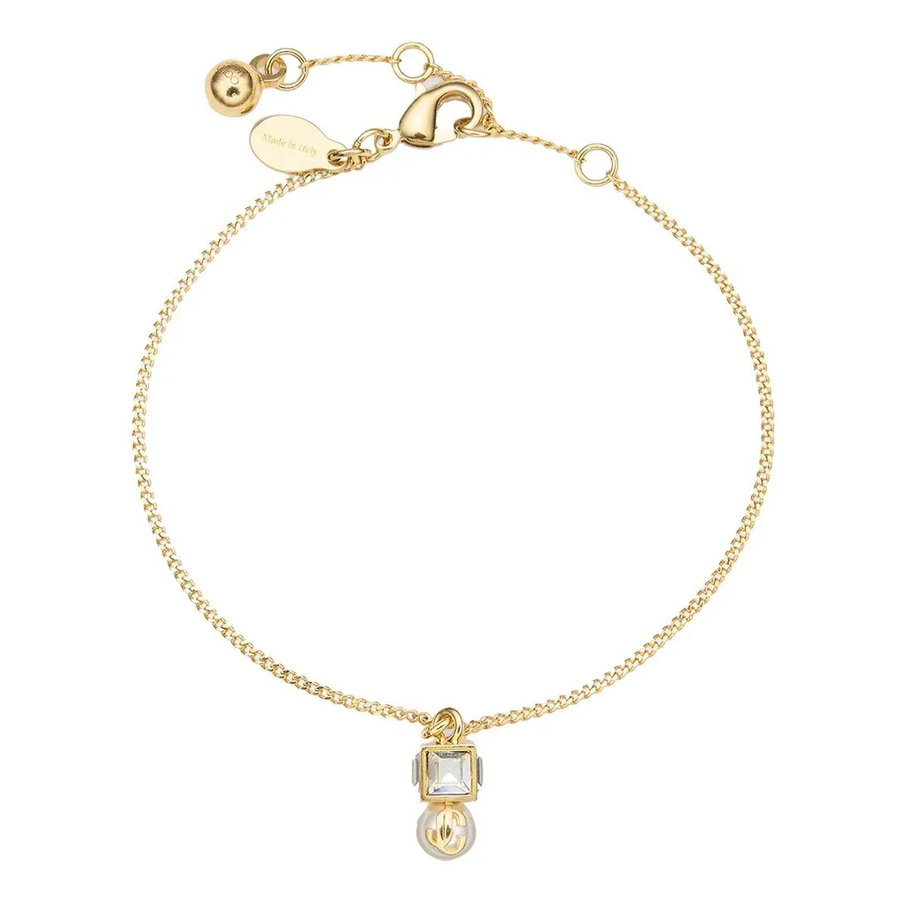 Jimmy Choo Jc Embellished Cube Bracelet