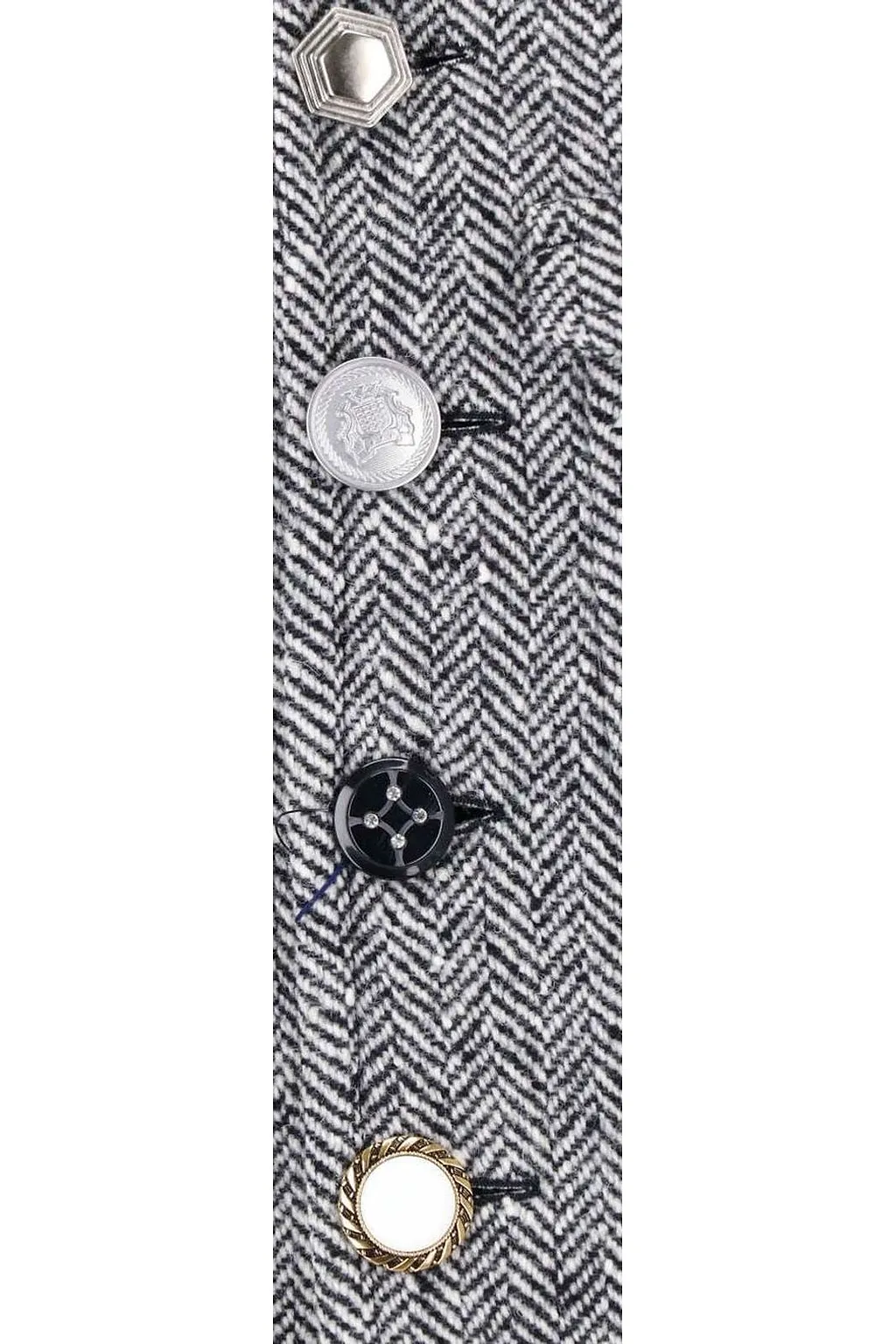 Junya Watanabe Herringbone Patch-Pocket Blazer