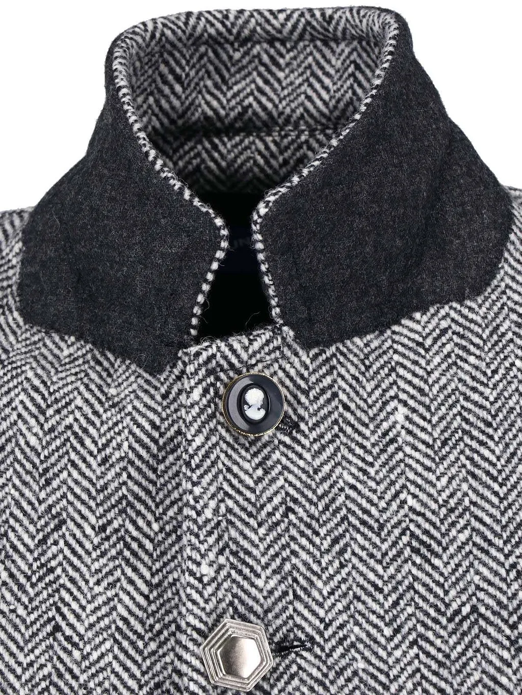 Junya Watanabe Herringbone Patch-Pocket Blazer