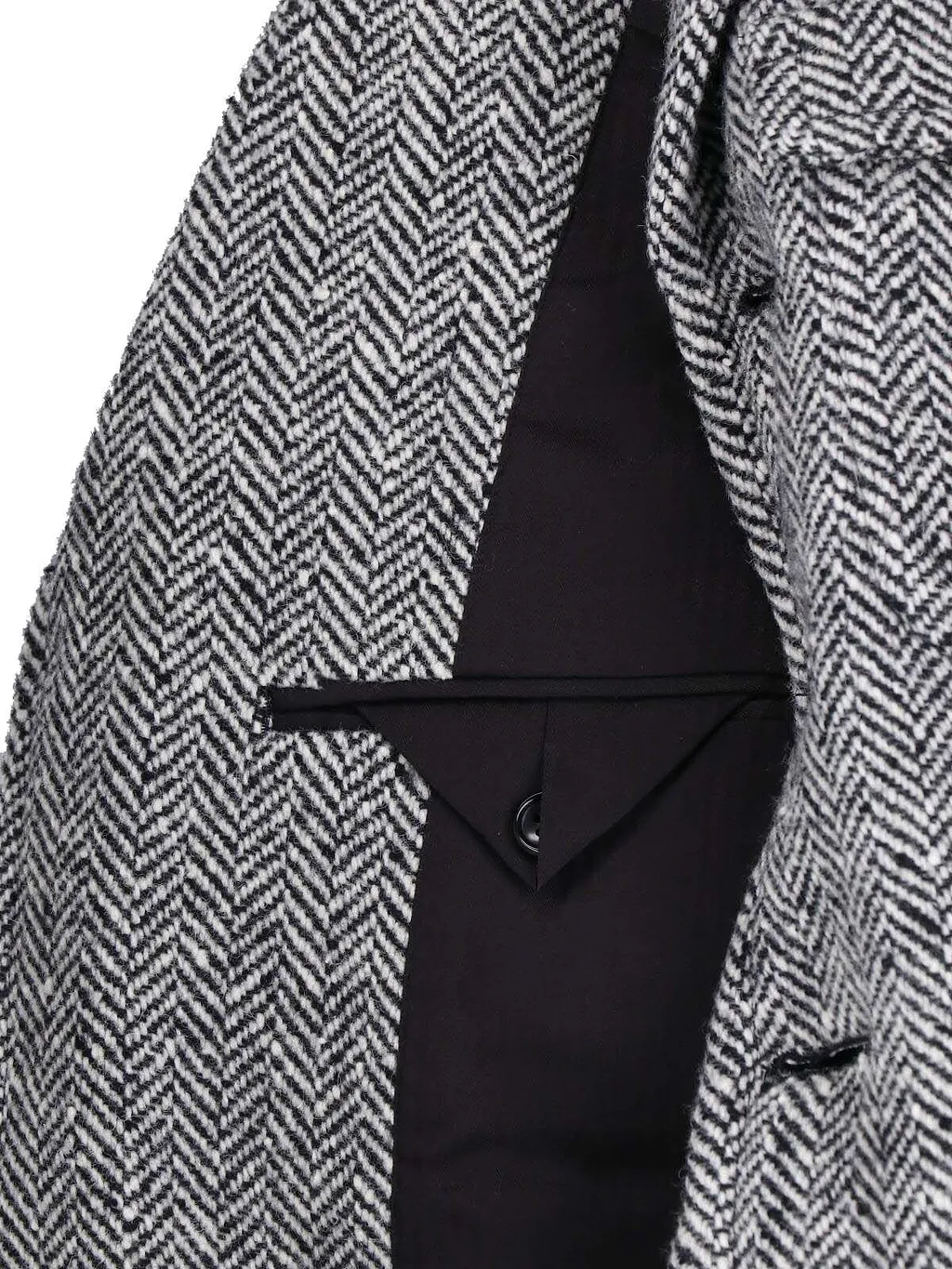 Junya Watanabe Herringbone Patch-Pocket Blazer