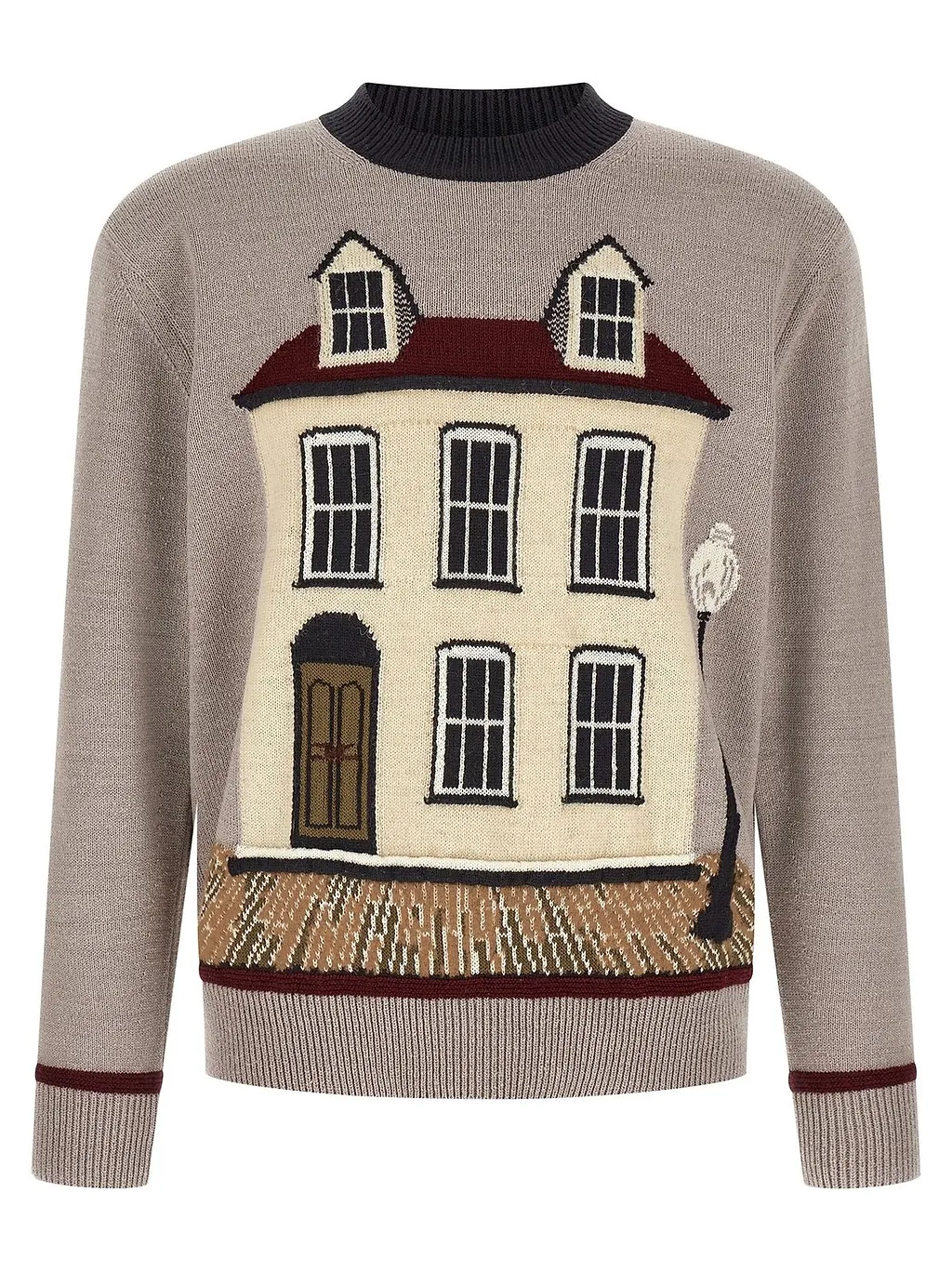 Junya Watanabe House Intarsia Knitted Sweater