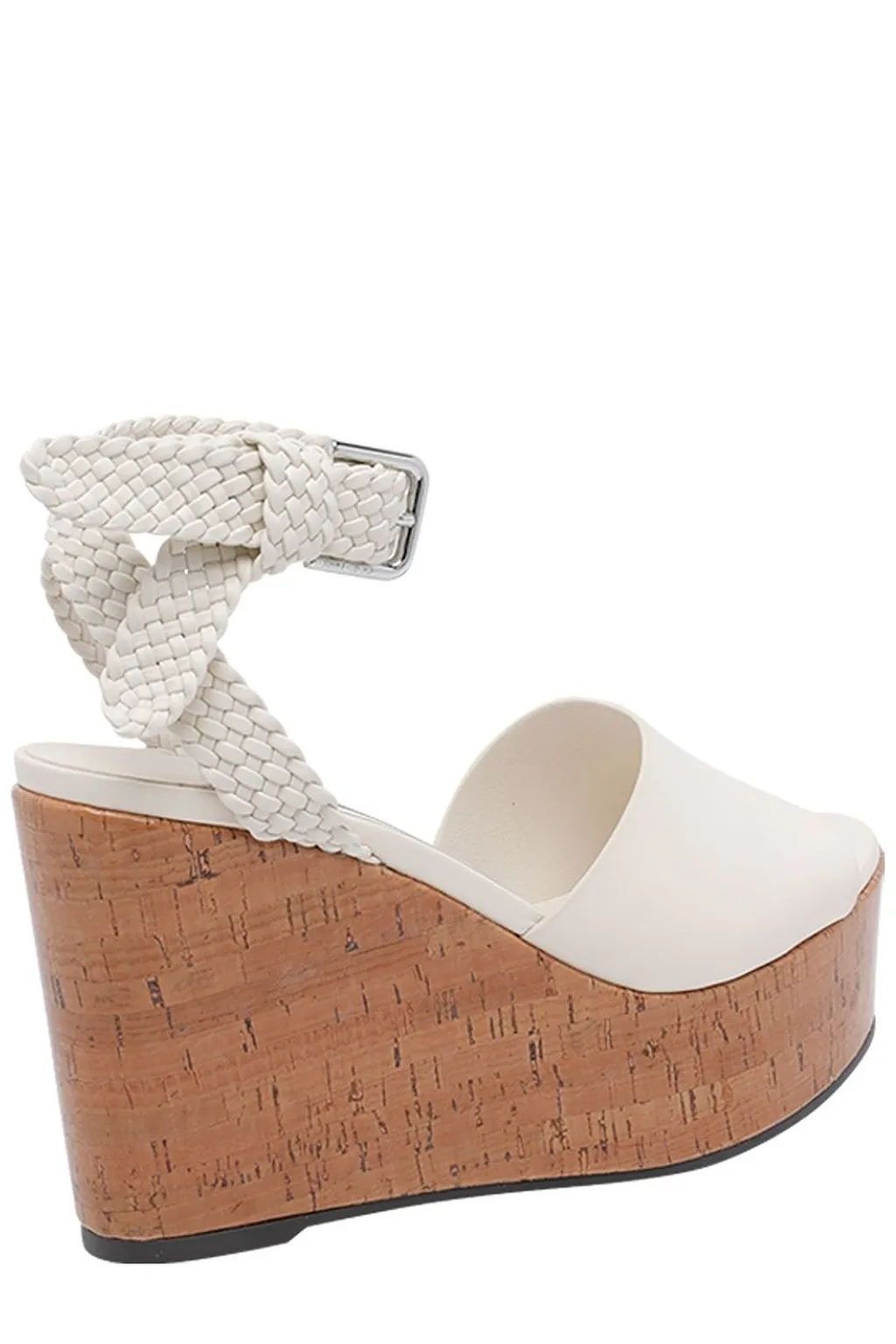 Jimmy Choo Jori Braided Buckle Detailed Sandals
