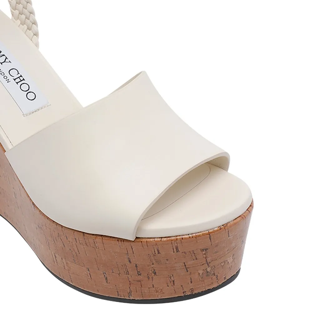 Jimmy Choo Jori Braided Buckle Detailed Sandals