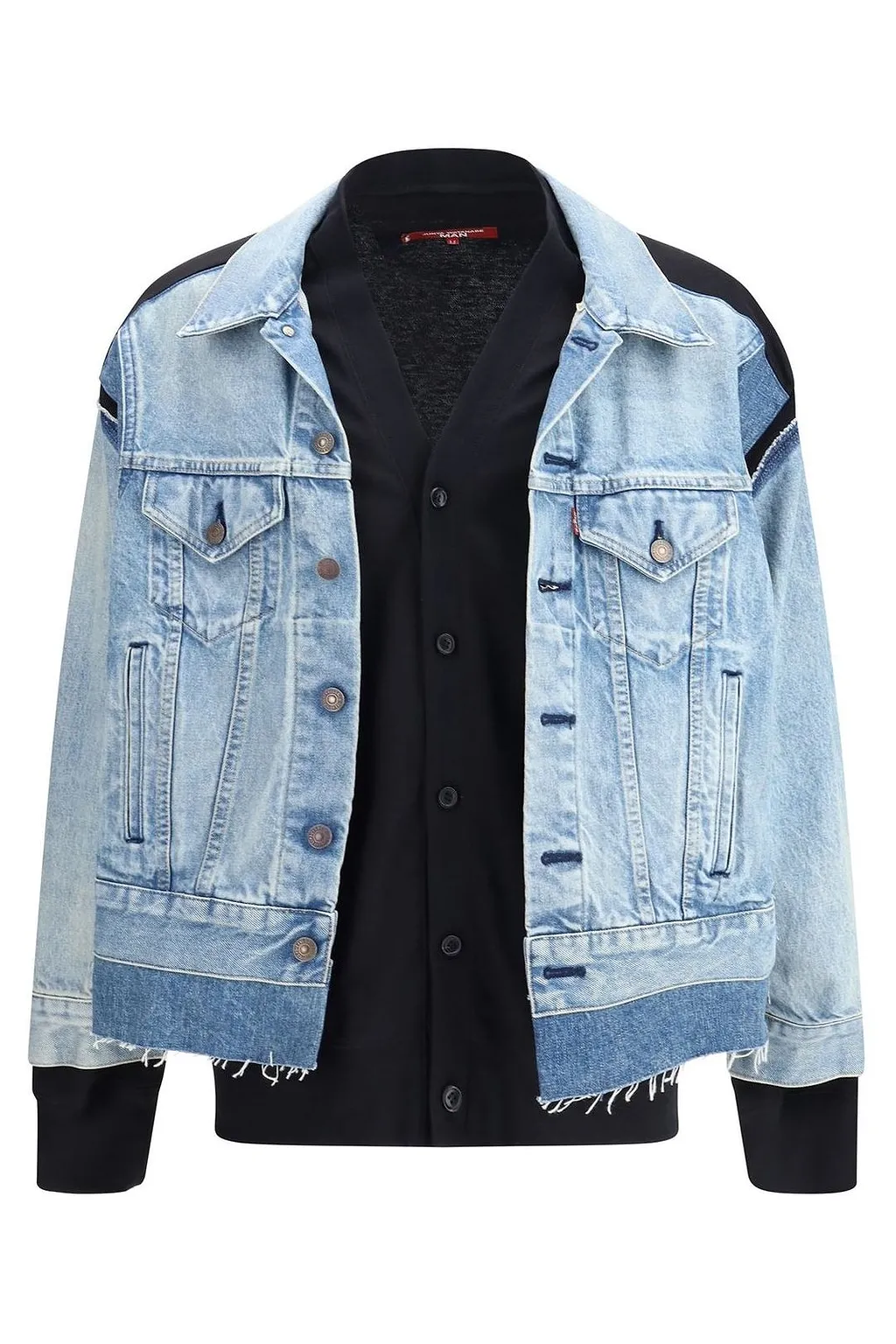 Junya Watanabe Man Button-Up Panelled Jacket