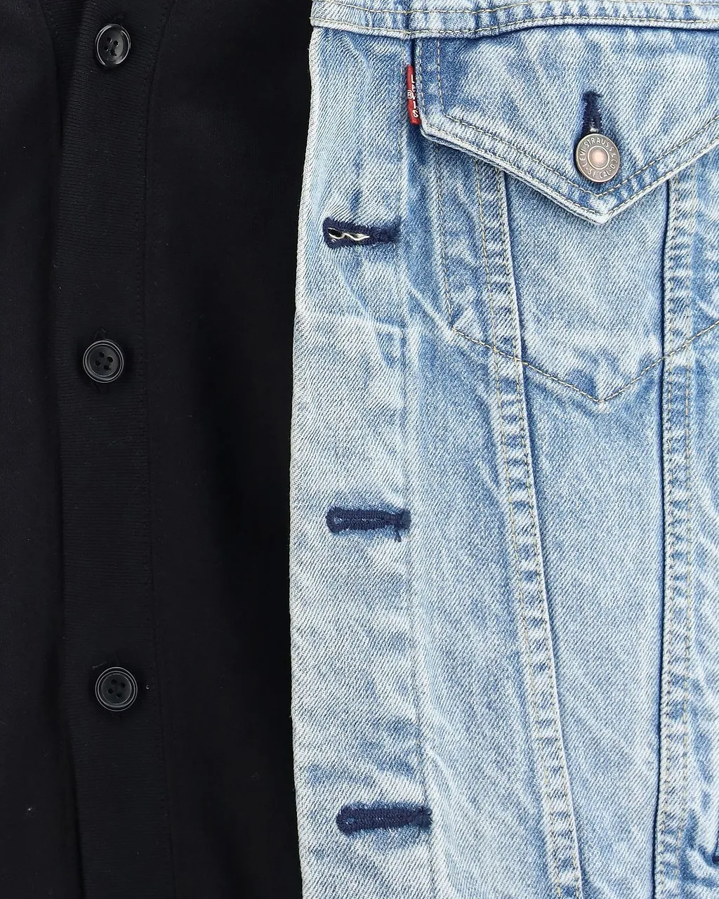 Junya Watanabe Man Button-Up Panelled Jacket