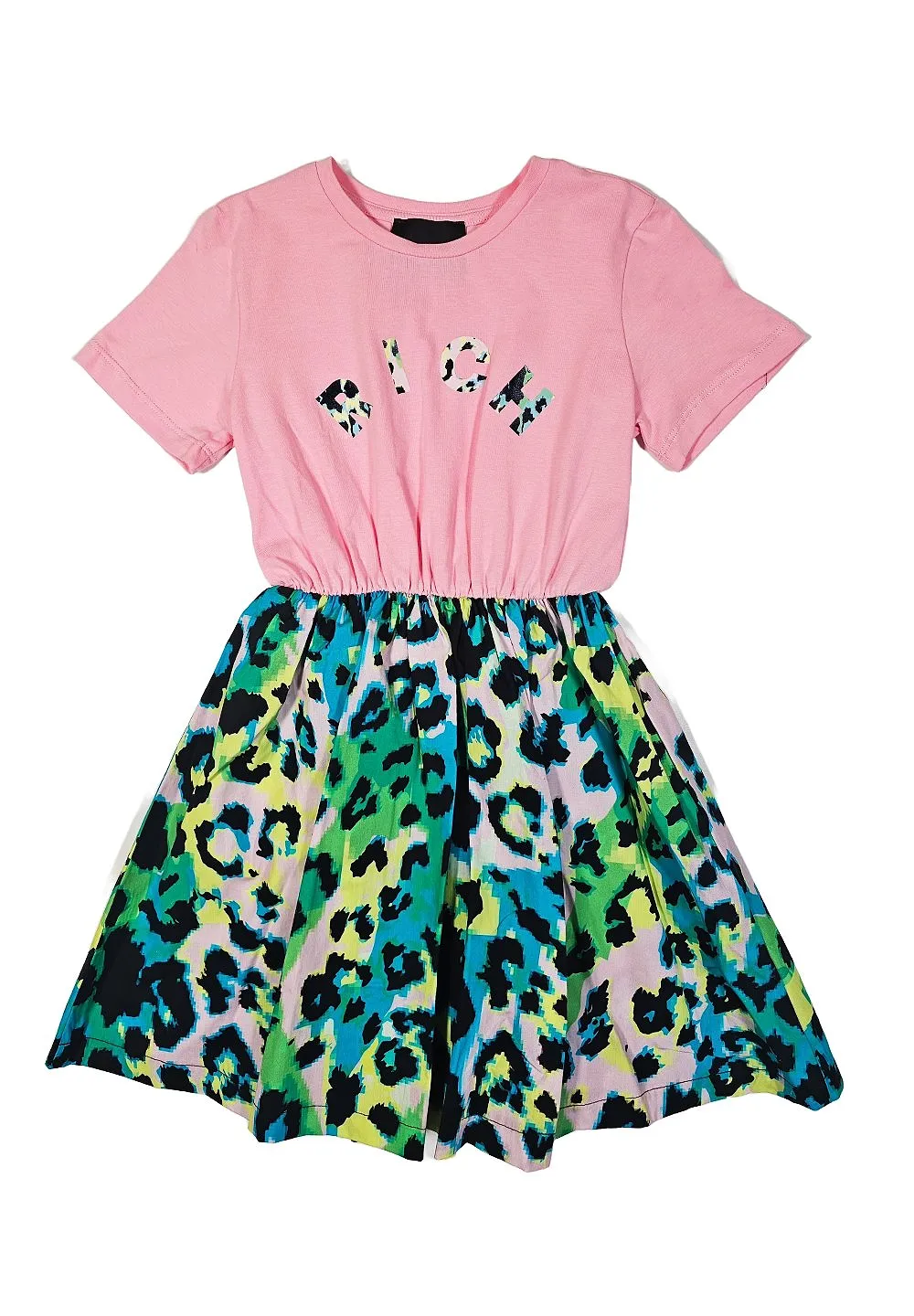 John Richmond Junior Printed Short Sleeve Dress