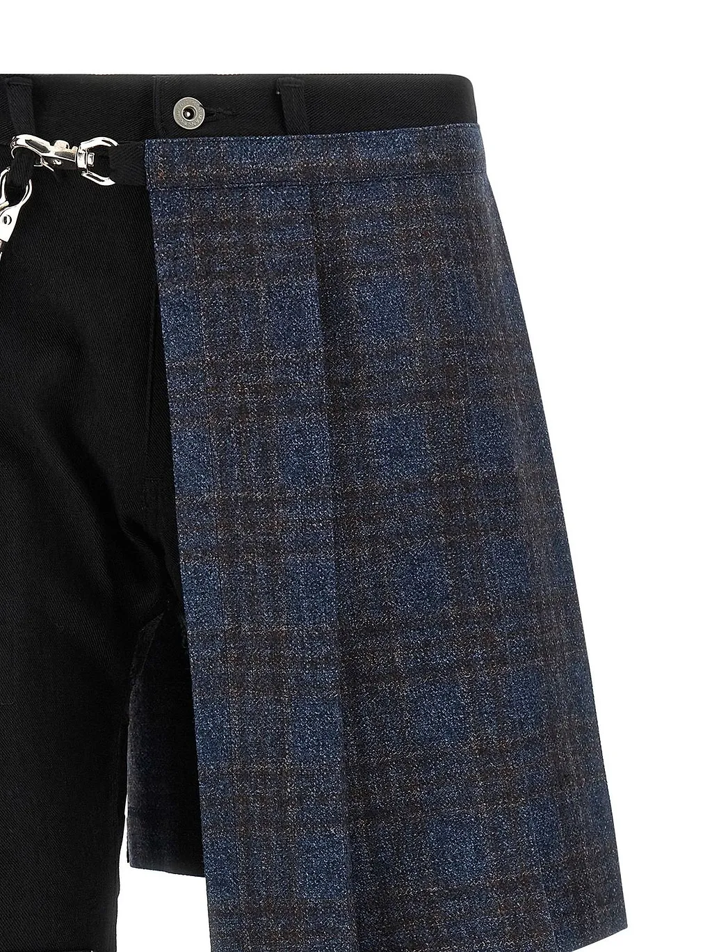 Junya Watanabe Patchwork Kilt Detail Jeans